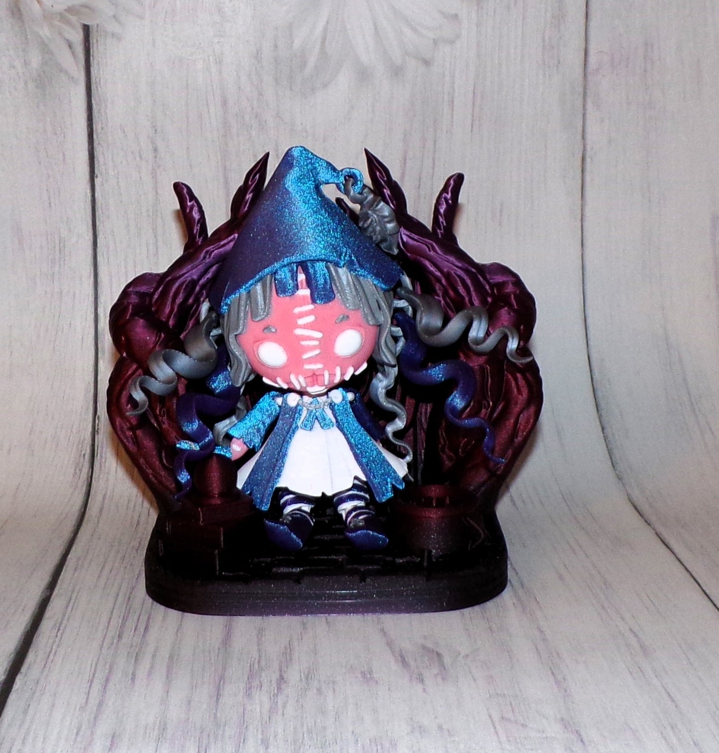 Creepy Witch Doll: Chair Options Available - Wonderland 3D Printing