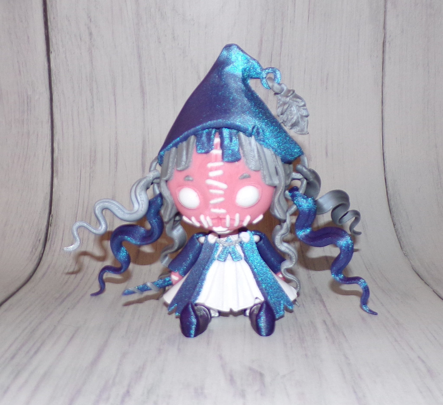 Creepy Witch Doll: Chair Options Available - Wonderland 3D Printing