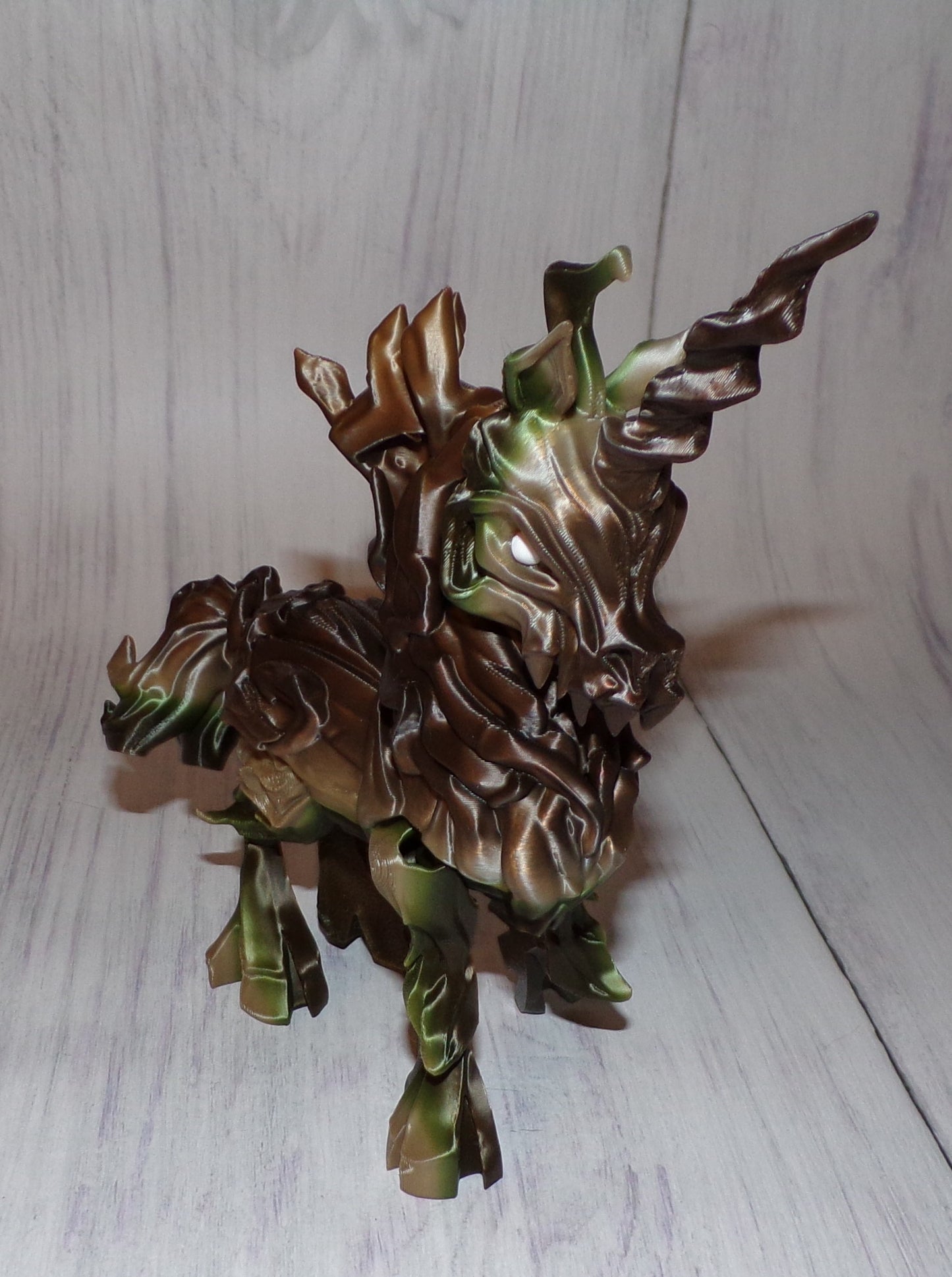 Wooden Unicorn Articulated Figurine - Wonderland 3D Printing