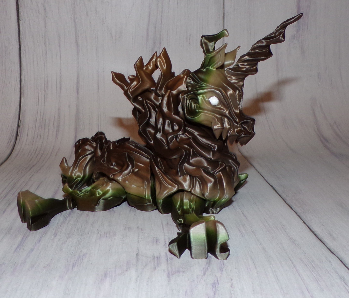 Wooden Unicorn Articulated Figurine - Wonderland 3D Printing