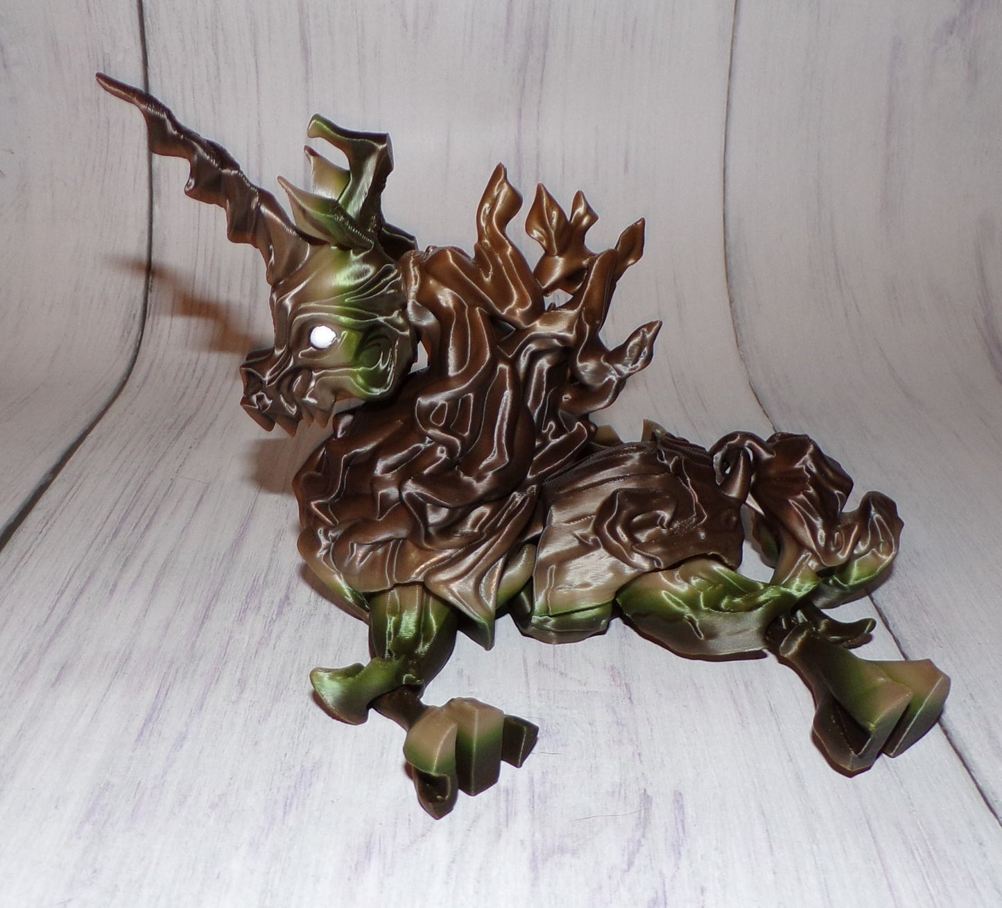 Wooden Unicorn Articulated Figurine - Wonderland 3D Printing
