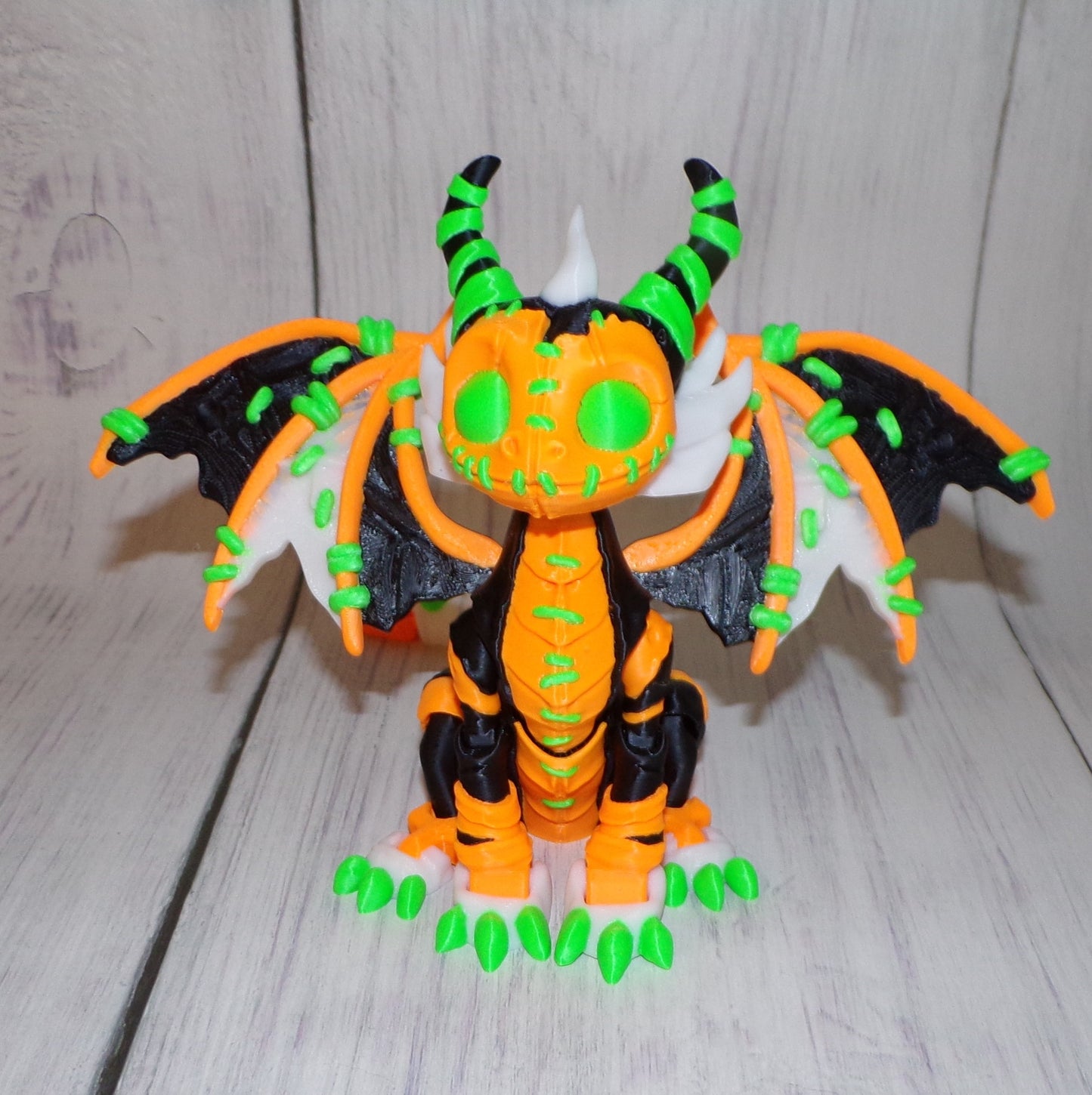Stuffed Dragon 3D Printed Articulated FIgurine - Wonderland 3D Printing
