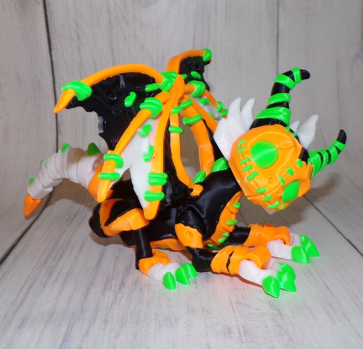 Stuffed Dragon 3D Printed Articulated FIgurine - Wonderland 3D Printing