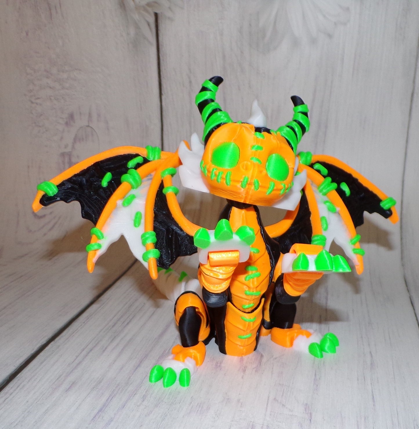 Stuffed Dragon 3D Printed Articulated FIgurine - Wonderland 3D Printing