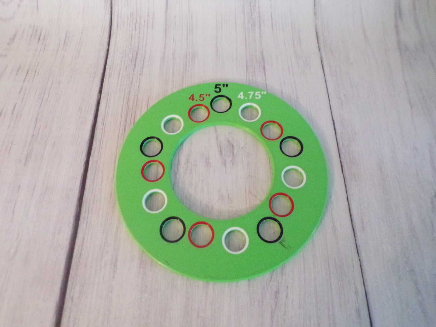 Wheel Lug Pattern Gauge - Wonderland 3D Printing