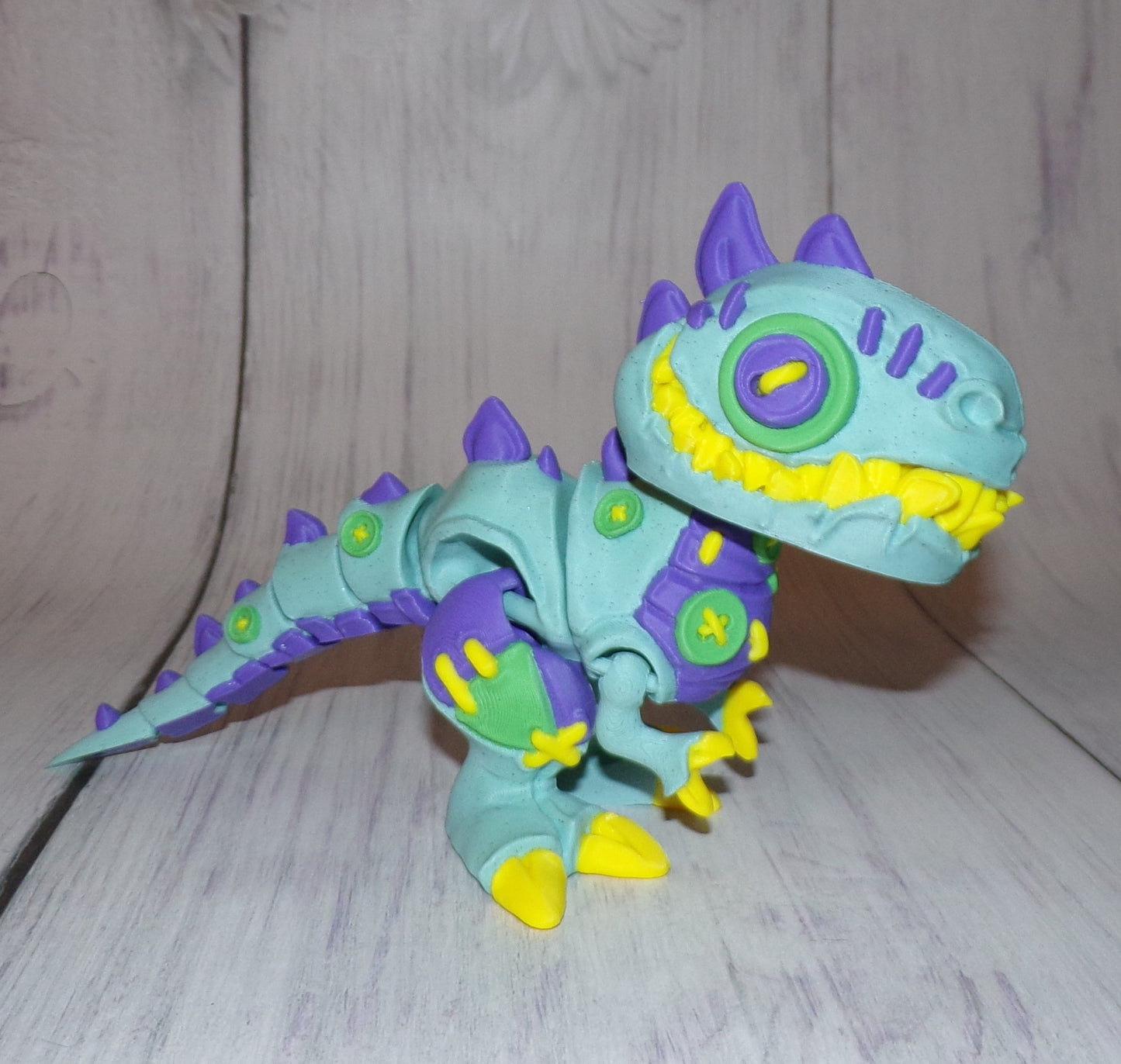 Stuffed T-Rex Doll, 3D Printed Articulated Figurine - Wonderland 3D Printing