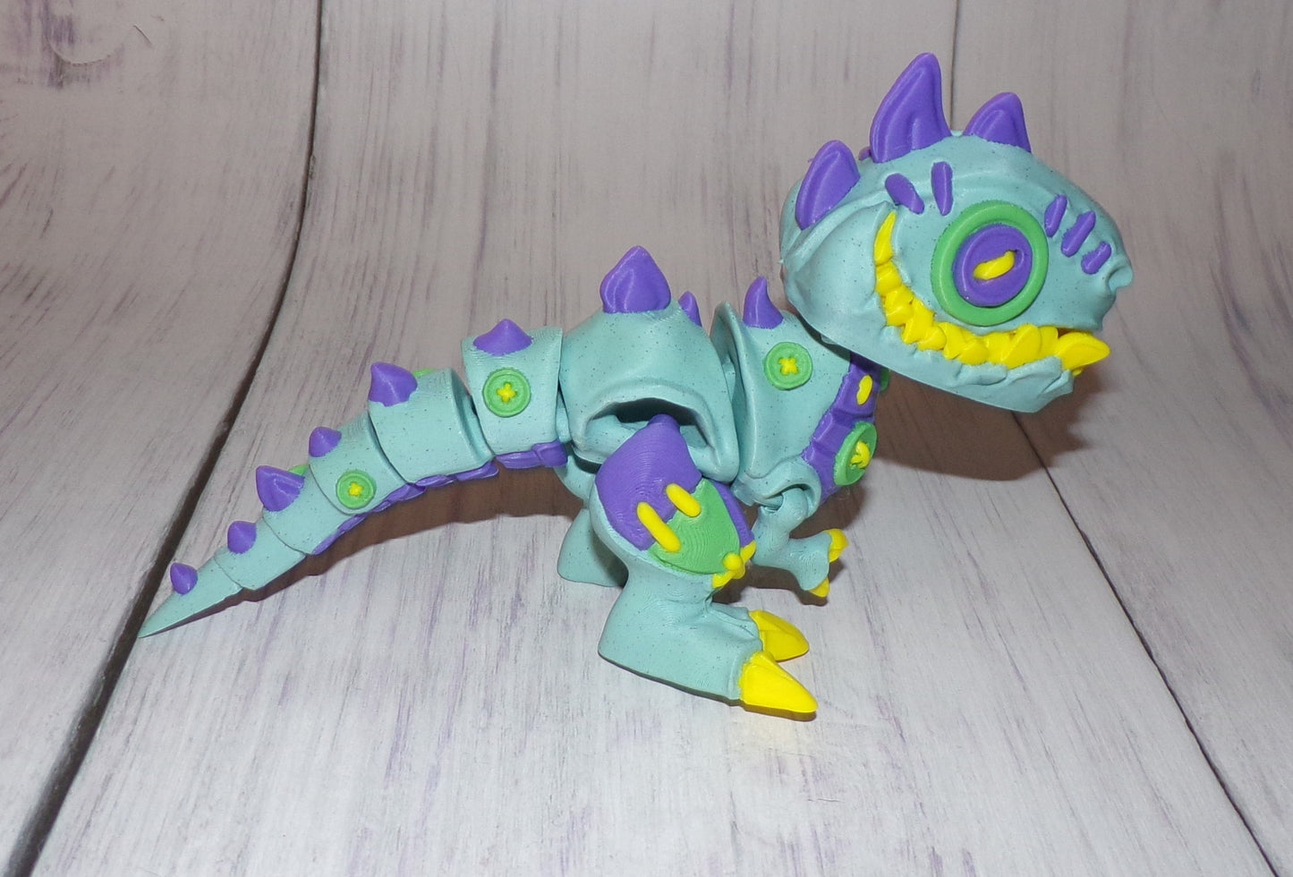Stuffed T-Rex Doll, 3D Printed Articulated Figurine - Wonderland 3D Printing