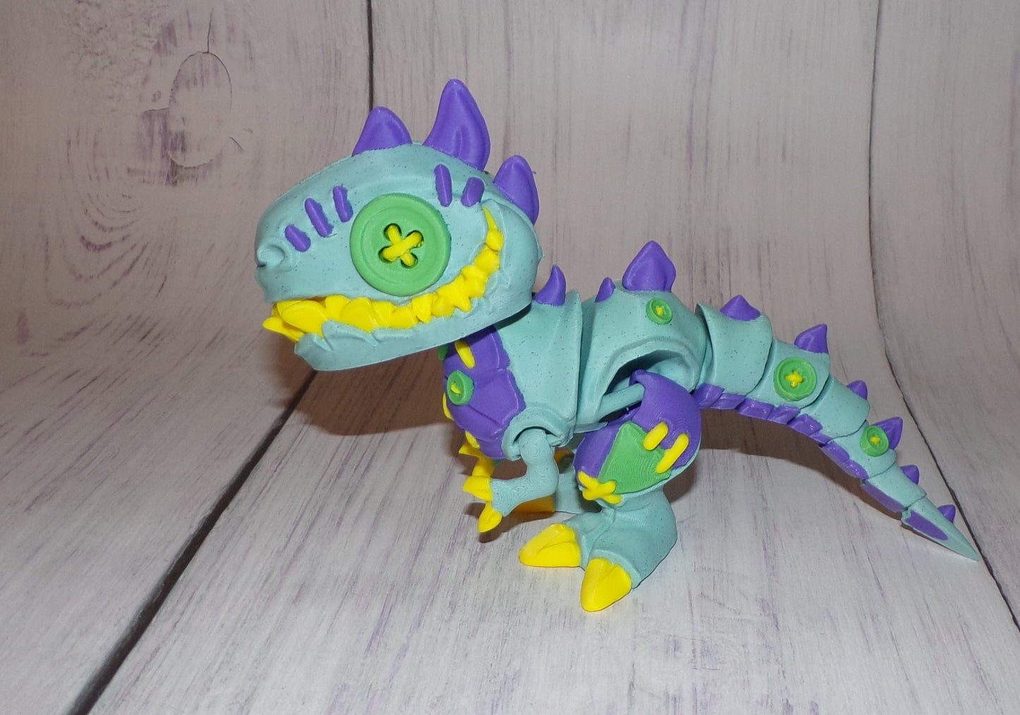 Stuffed T-Rex Doll, 3D Printed Articulated Figurine - Wonderland 3D Printing