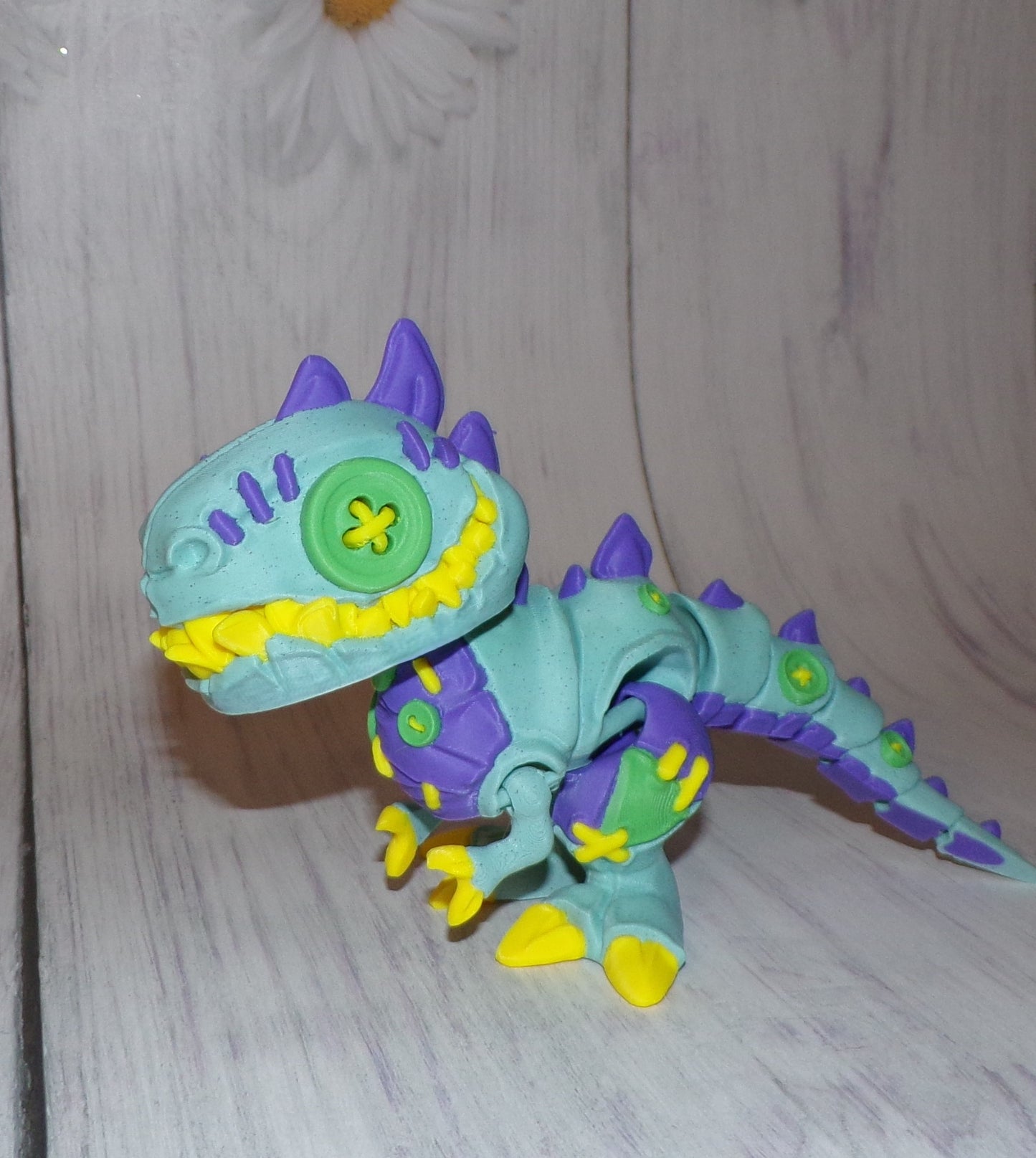 Stuffed T-Rex Doll, 3D Printed Articulated Figurine - Wonderland 3D Printing