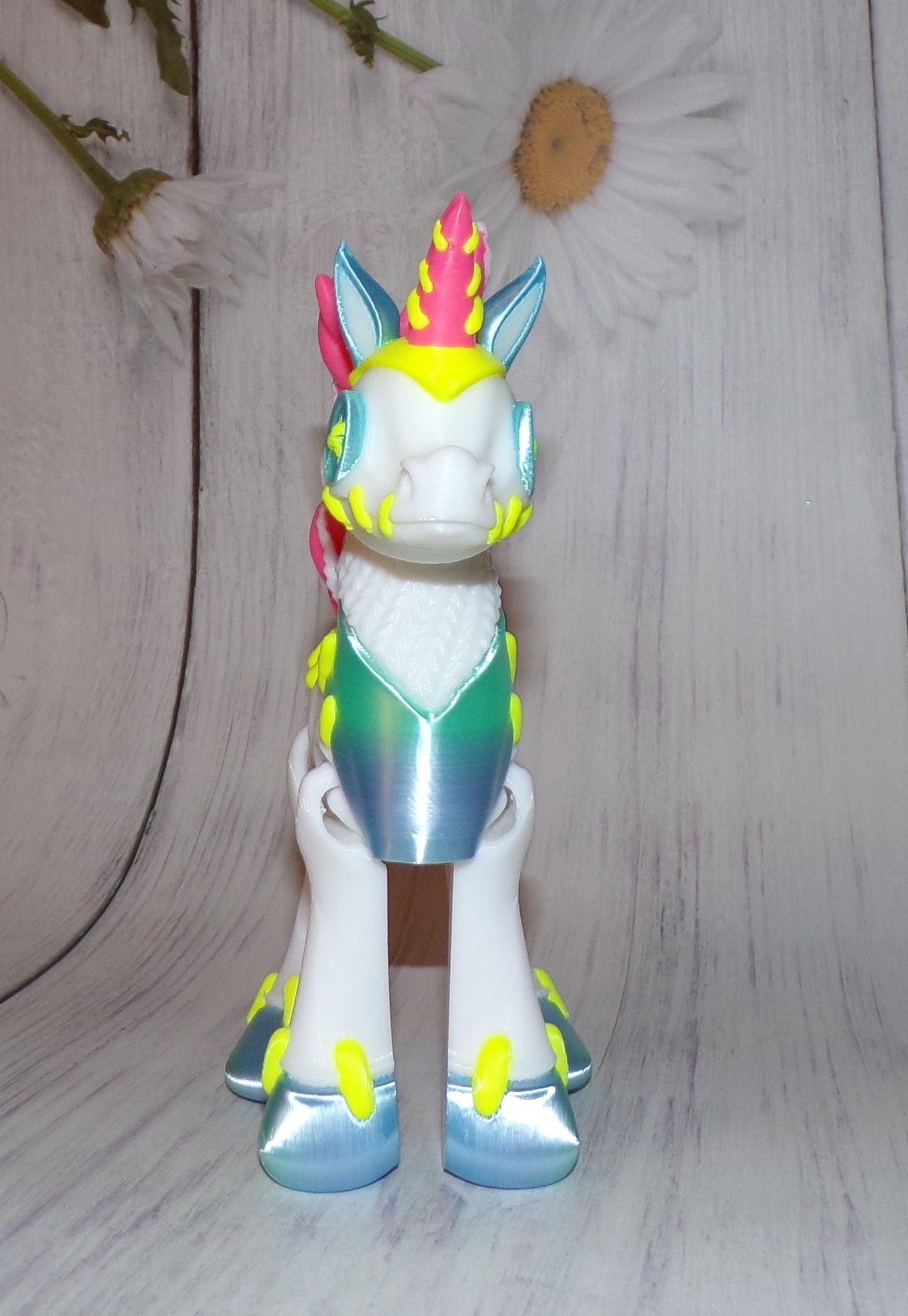 Unicorn Doll, 3D Printed Articulated Figurine - Wonderland 3D Printing
