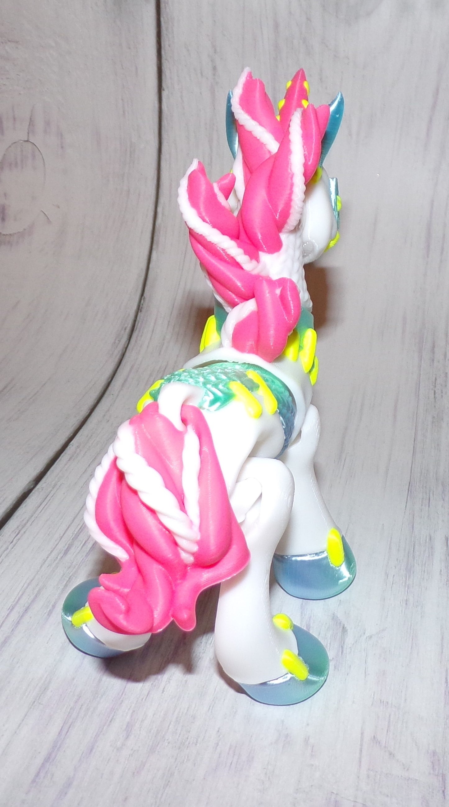 Unicorn Doll, 3D Printed Articulated Figurine - Wonderland 3D Printing