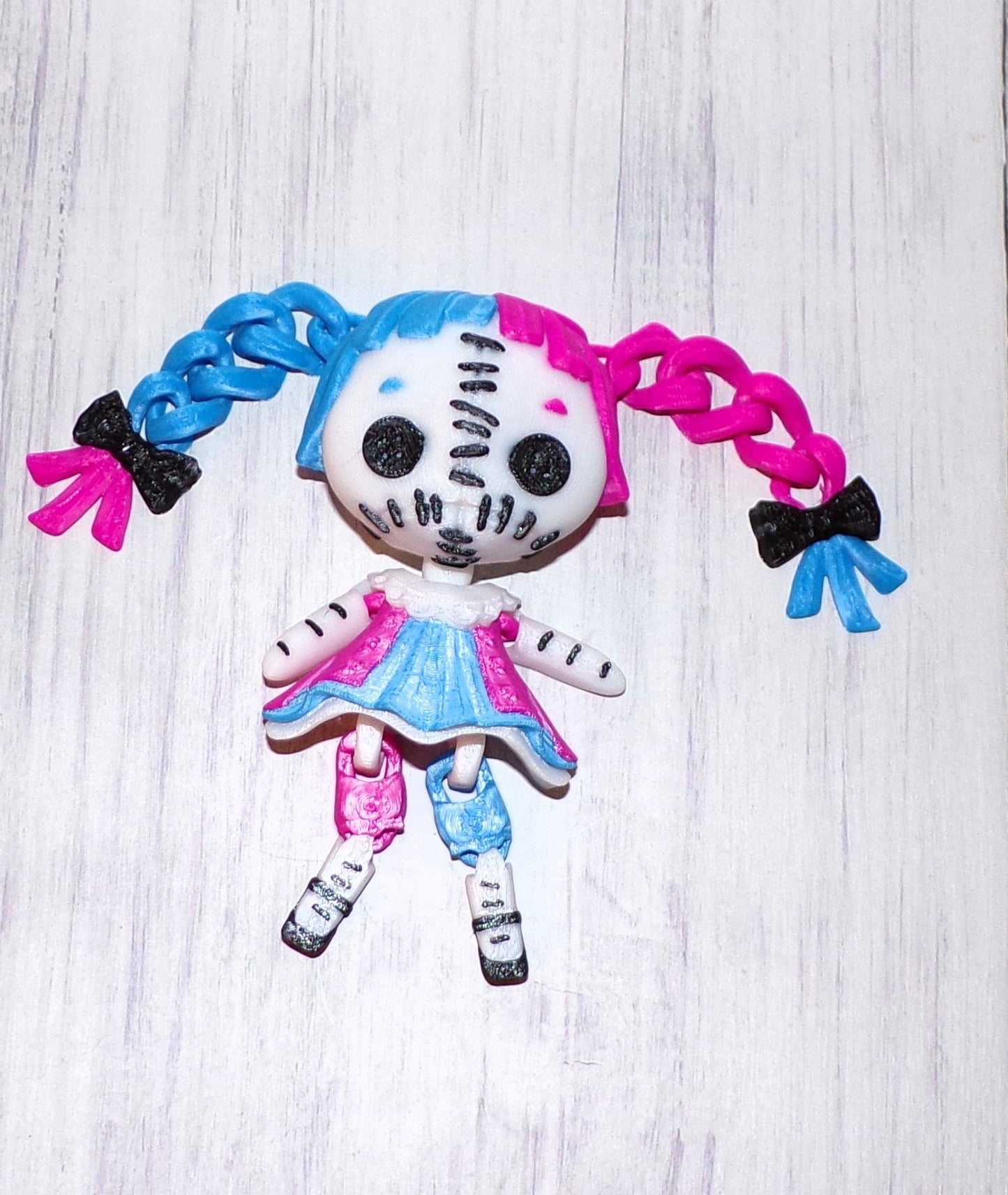 Creepy Doll 3d Printed Articulated Figurine - Wonderland 3D Printing