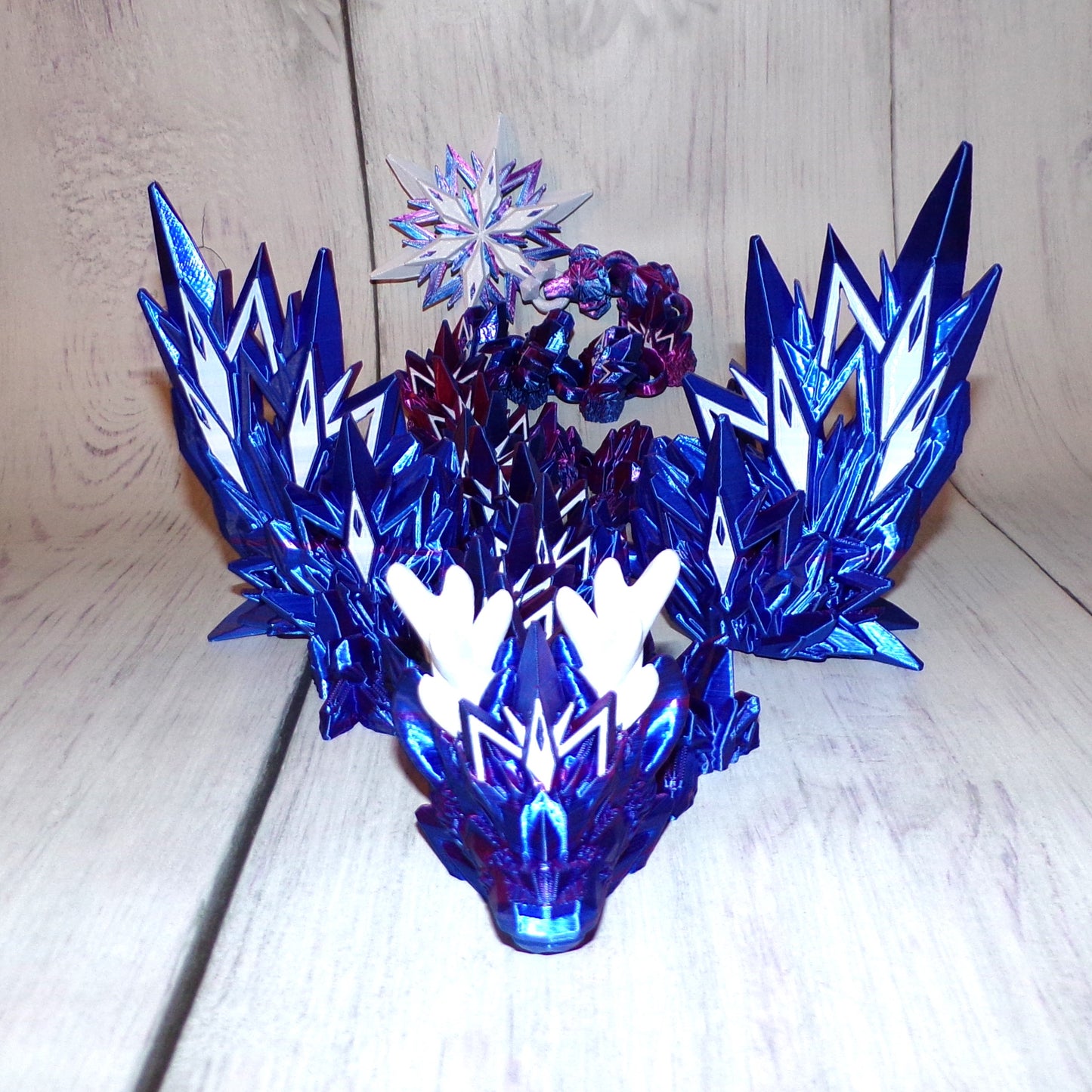 Winter Dragon: 3D Printed Articulated - Wonderland 3D Printing