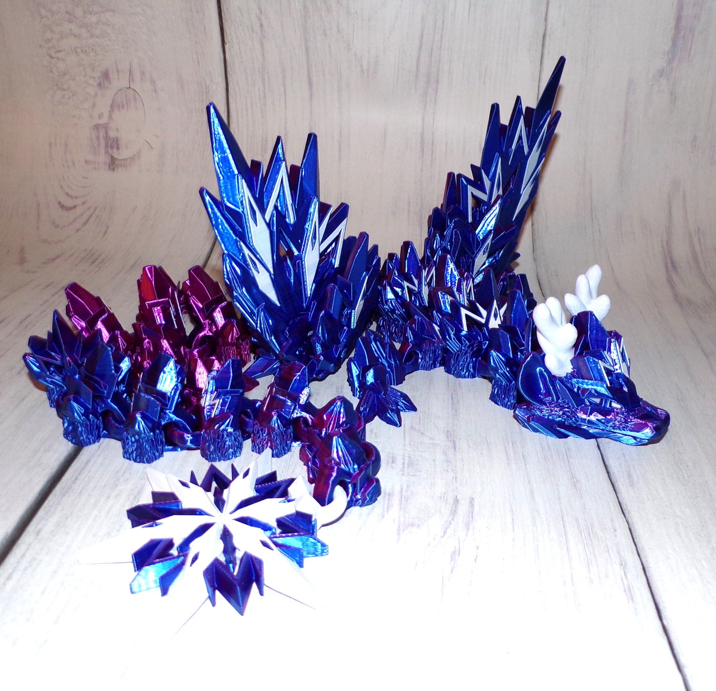 Winter Dragon: 3D Printed Articulated - Wonderland 3D Printing