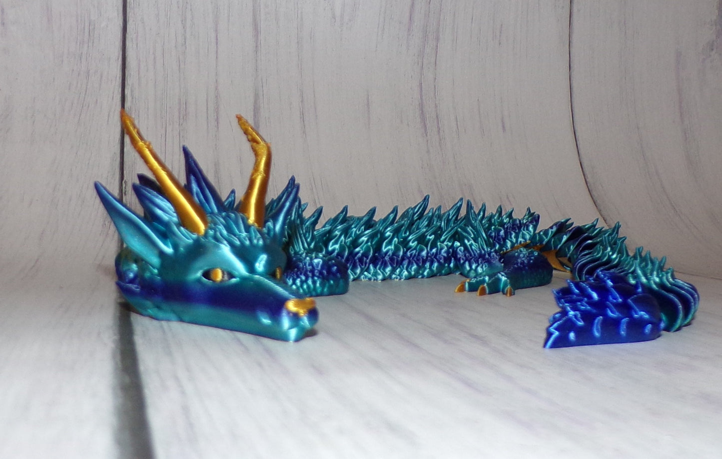 Furry Dragon Articulated 3d Printed - Wonderland 3D Printing