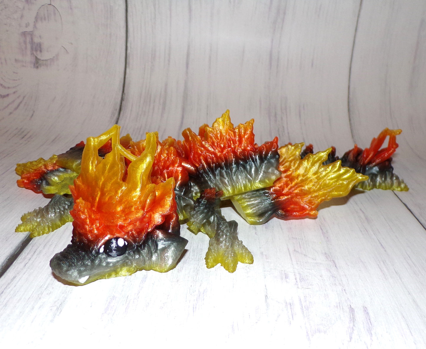 Autum Dragon Tadling:3D Printed, Fully Articulated - Wonderland 3D Printing