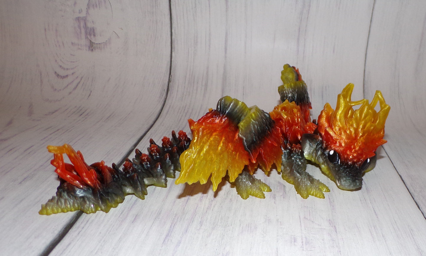 Autum Dragon Tadling:3D Printed, Fully Articulated - Wonderland 3D Printing