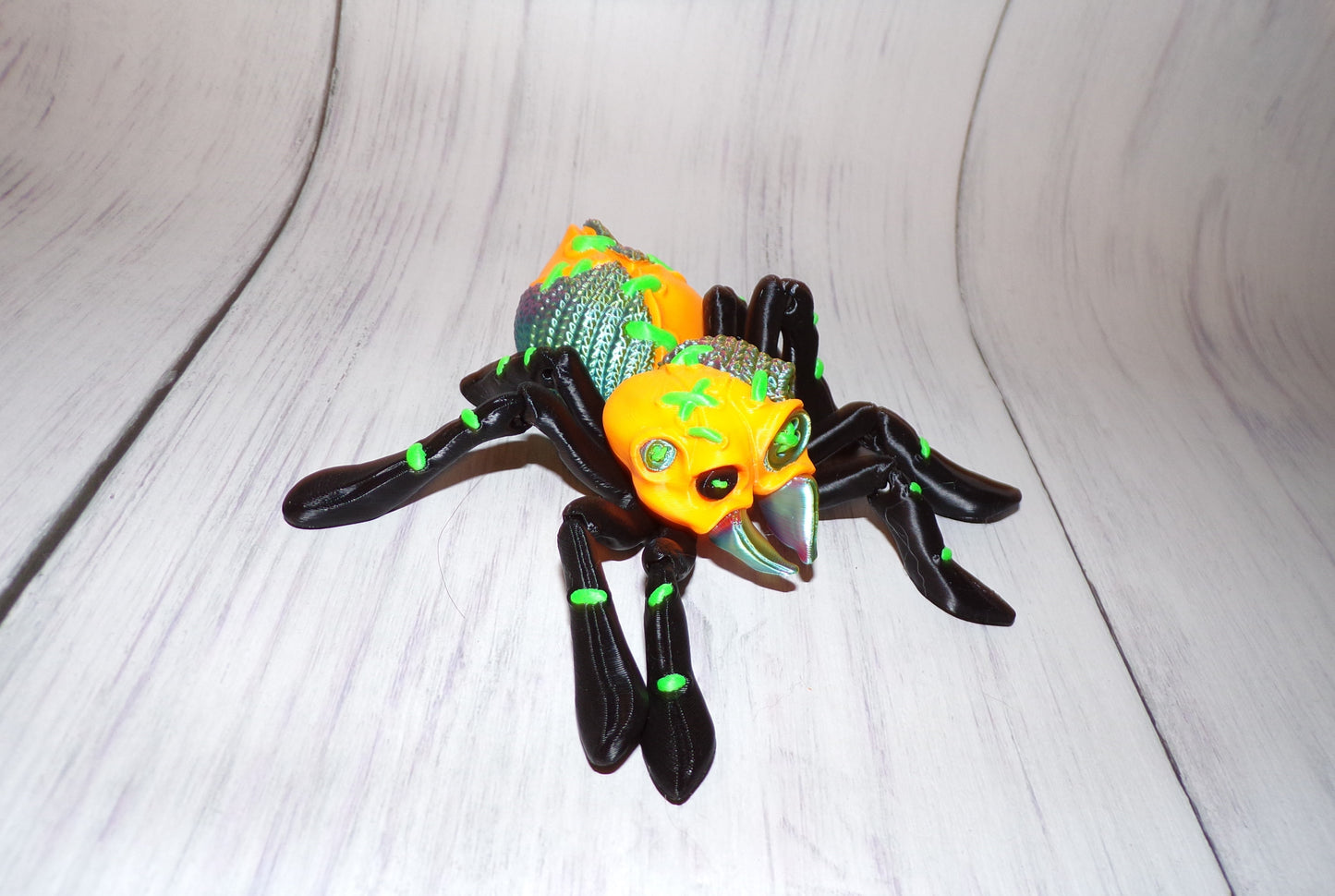 Stuffed Tarantula 3d Printed Articulated Figurine - Wonderland 3D Printing