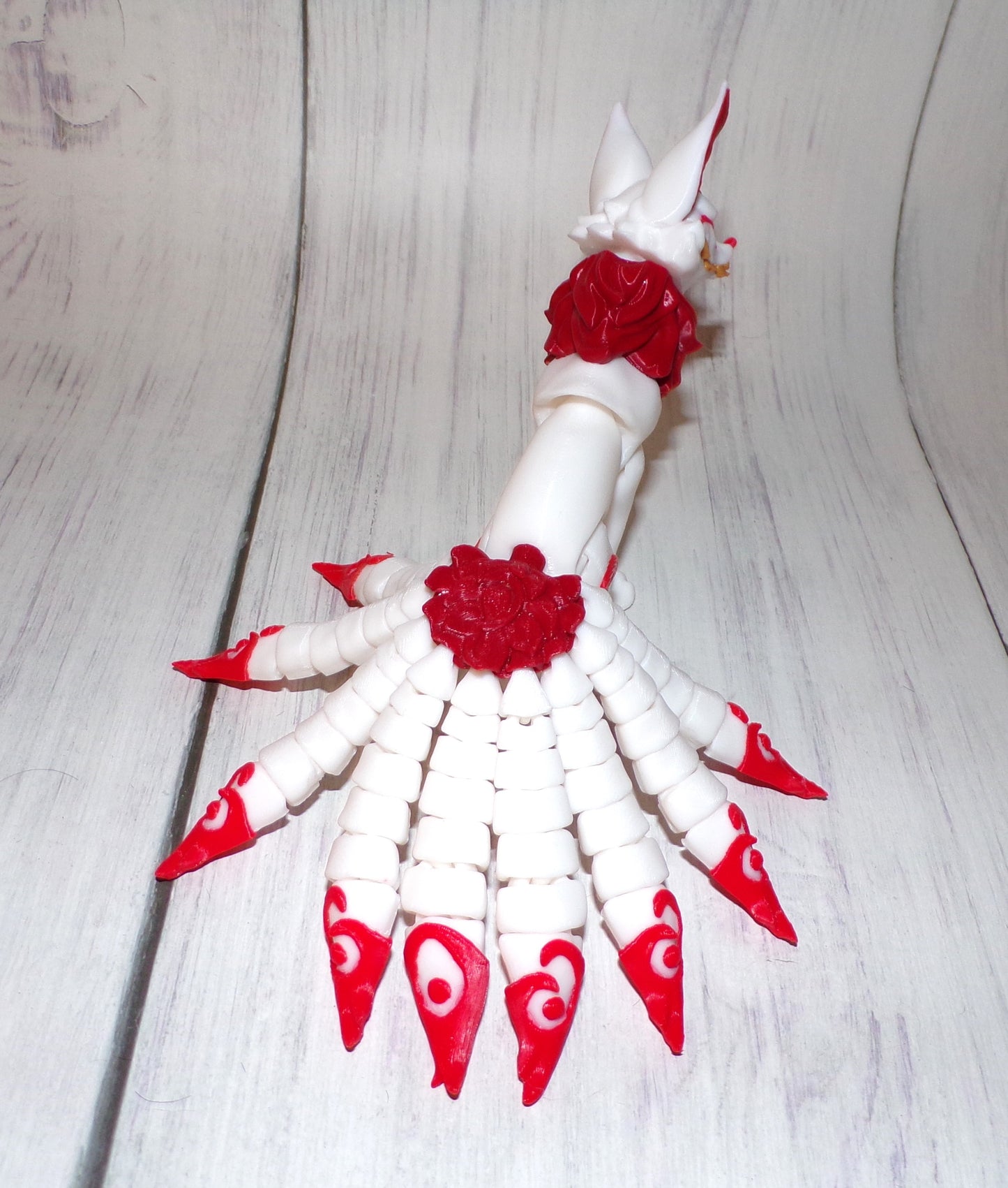 Kitsune 3d Printed Articulated Figurine - Wonderland 3D Printing