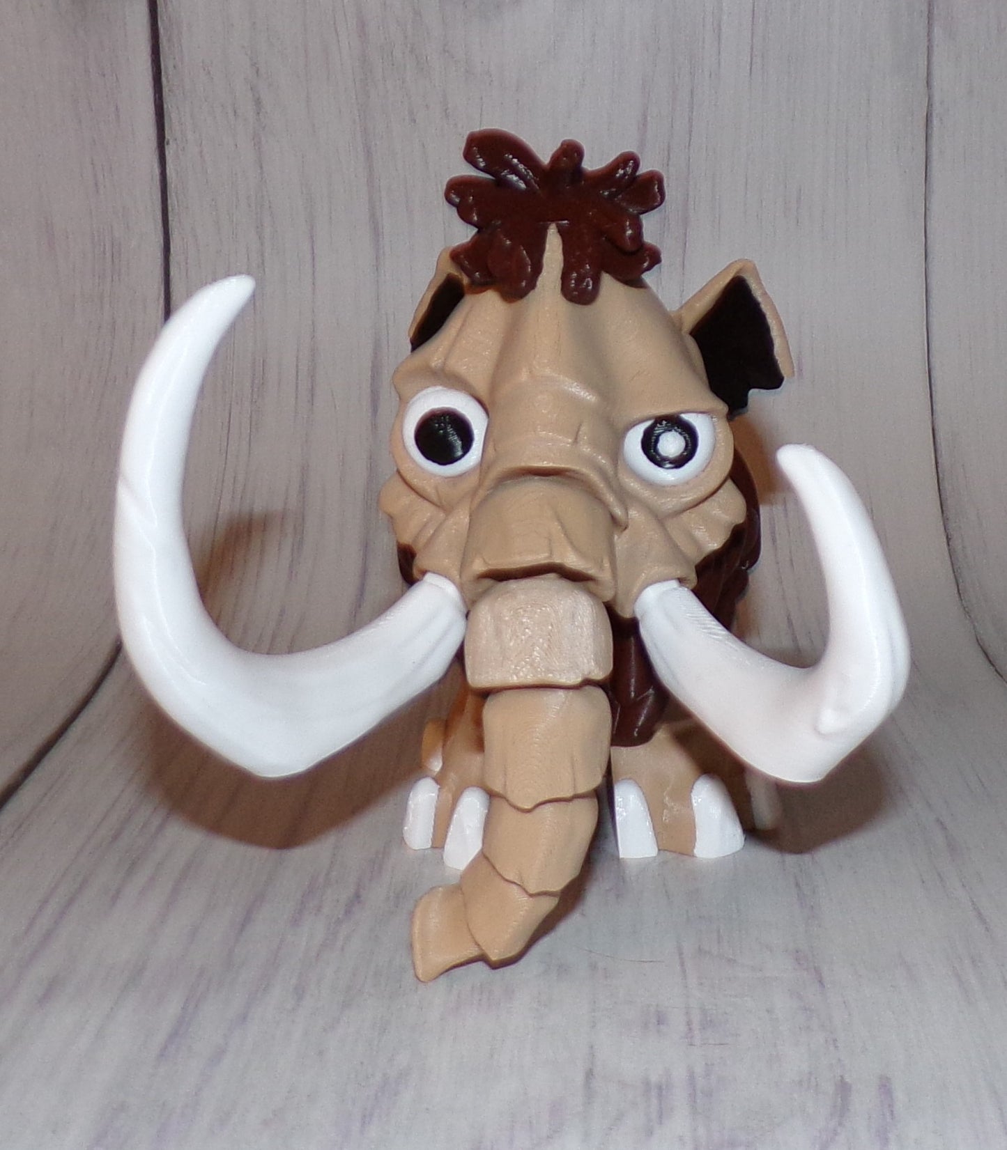 Mammoth 3d printed Articulated Figurine - Wonderland 3D Printing