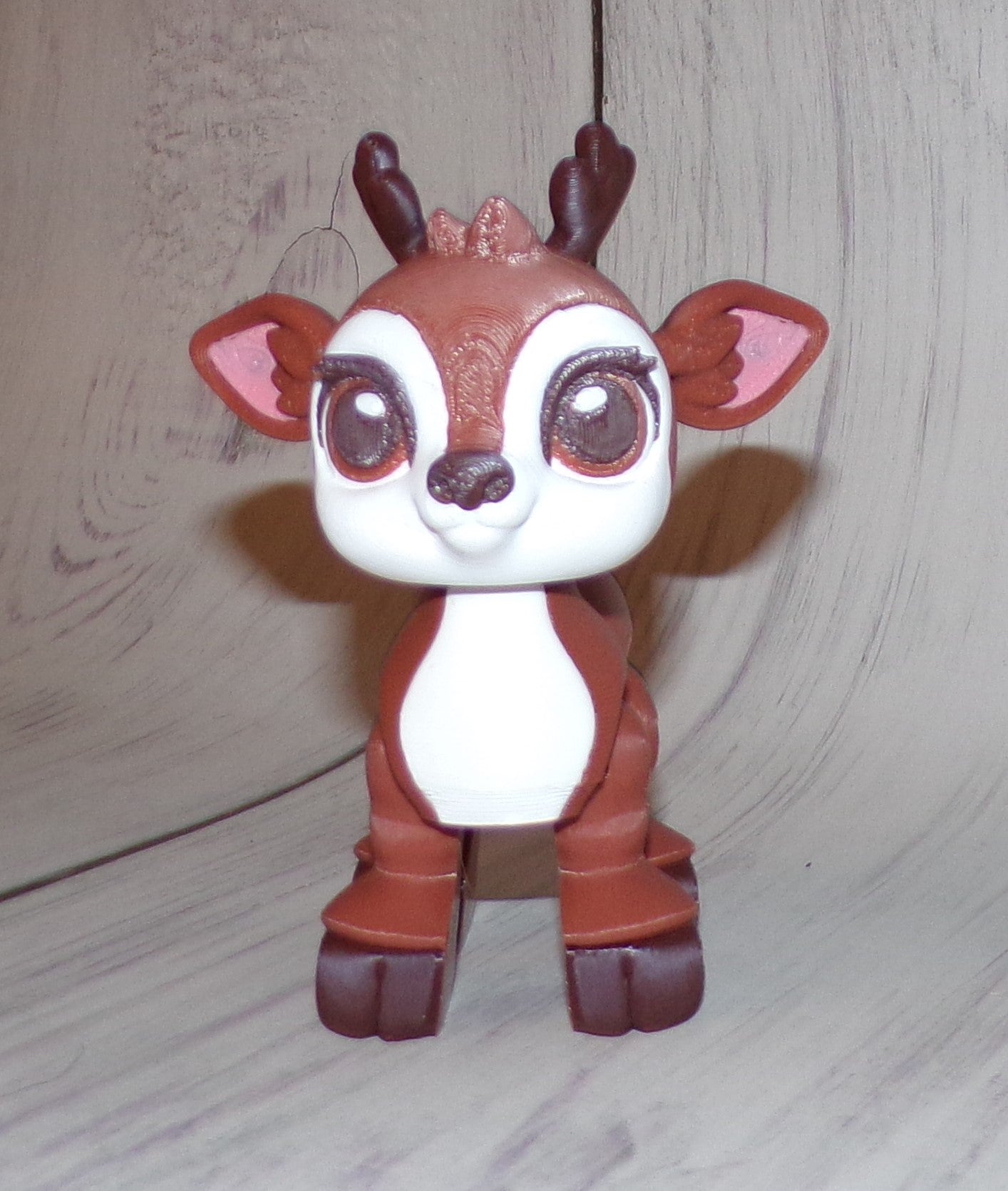 Reindeer 3D Printed Articulated Figurine - Wonderland 3D Printing