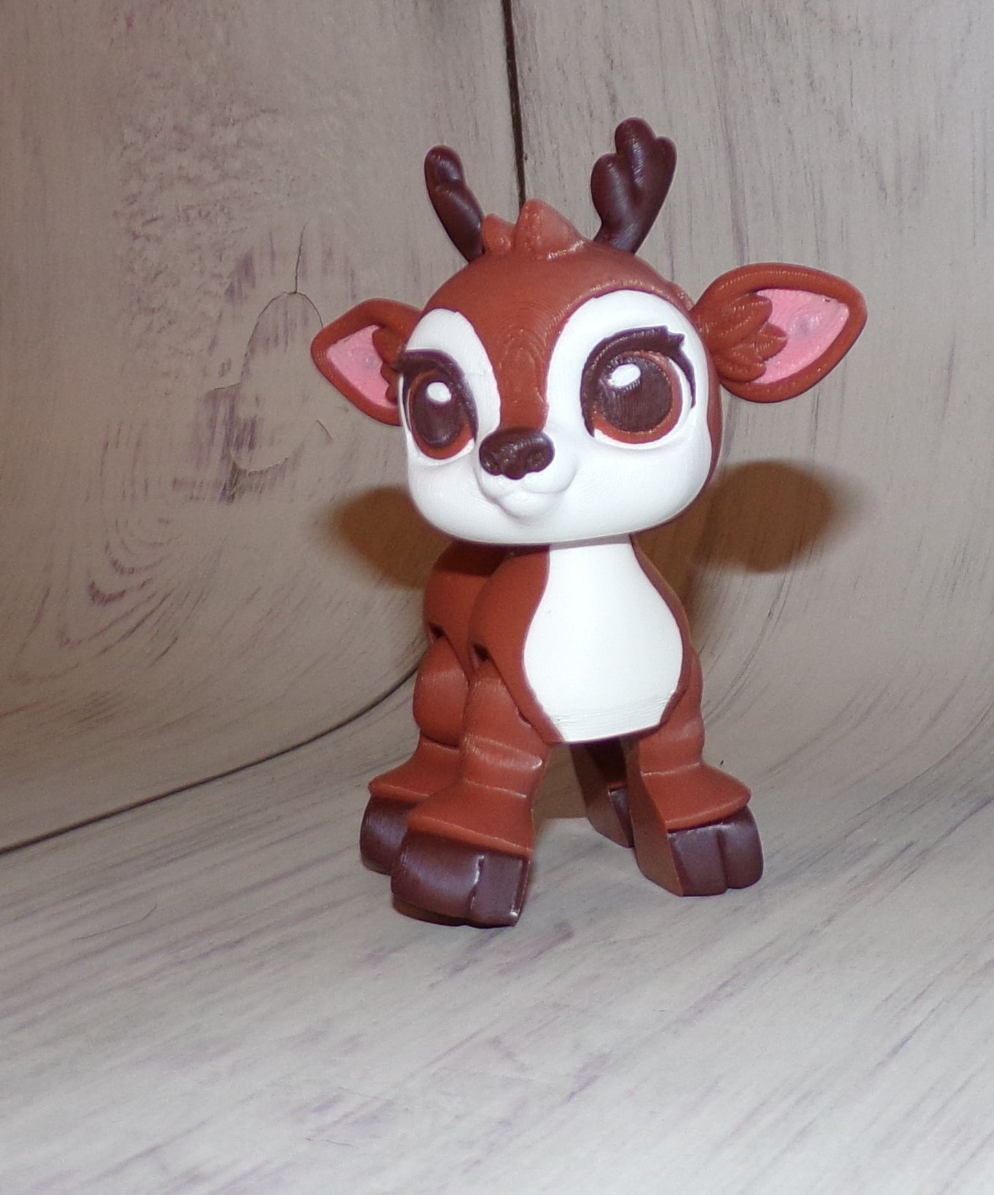 Reindeer 3D Printed Articulated Figurine - Wonderland 3D Printing