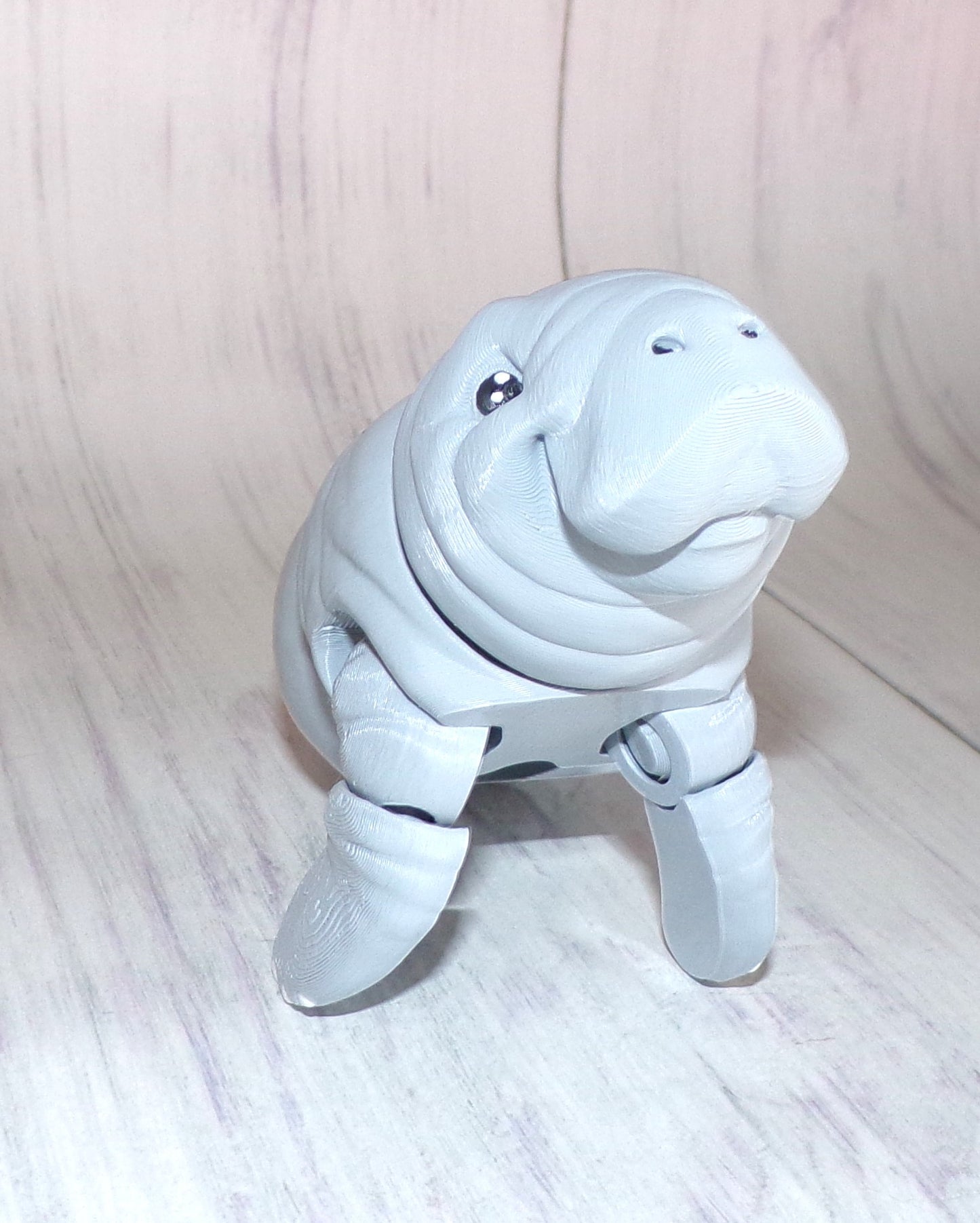 Manatee 3D Printed Articulated Figurine - Wonderland 3D Printing