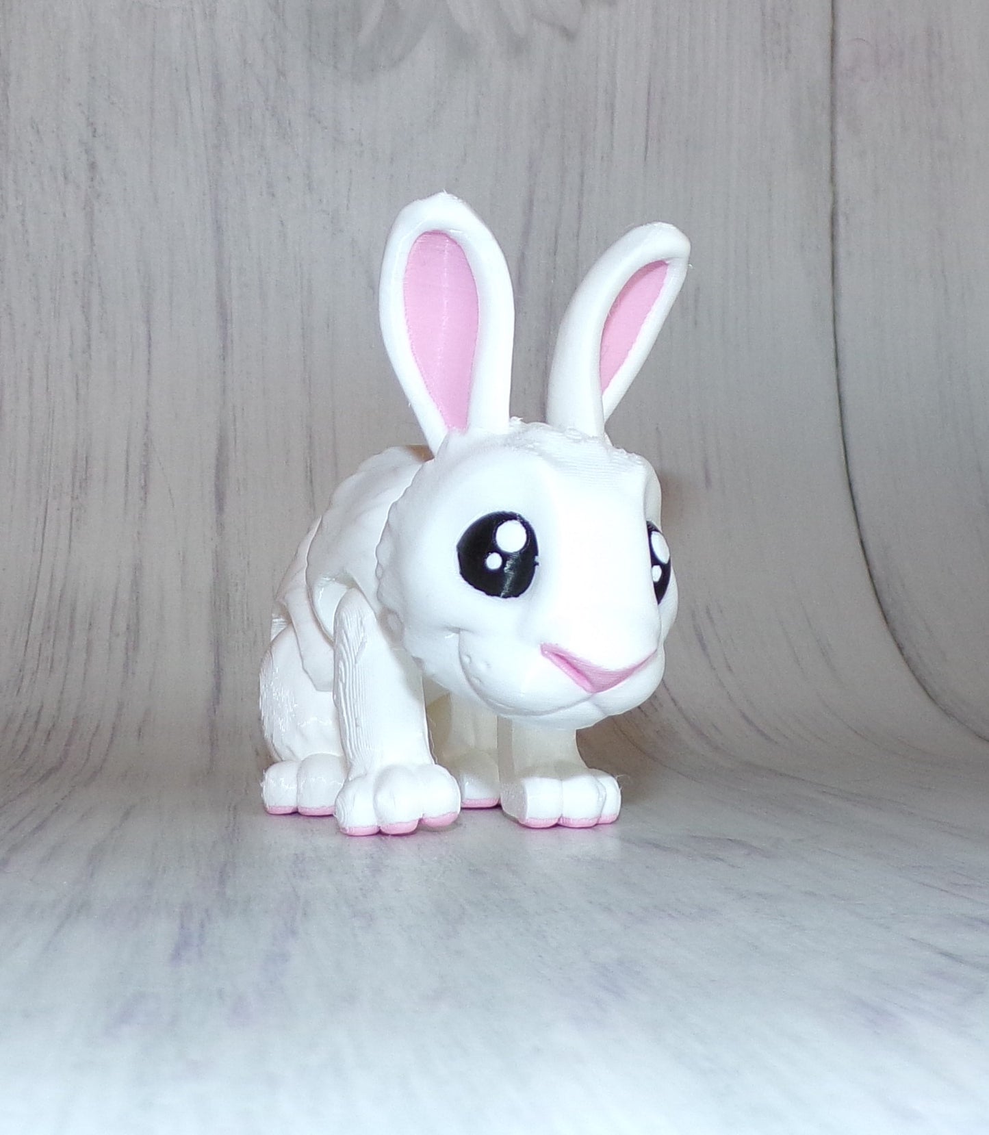 Bunny 3D Printed Articulated Figurine - Wonderland 3D Printing