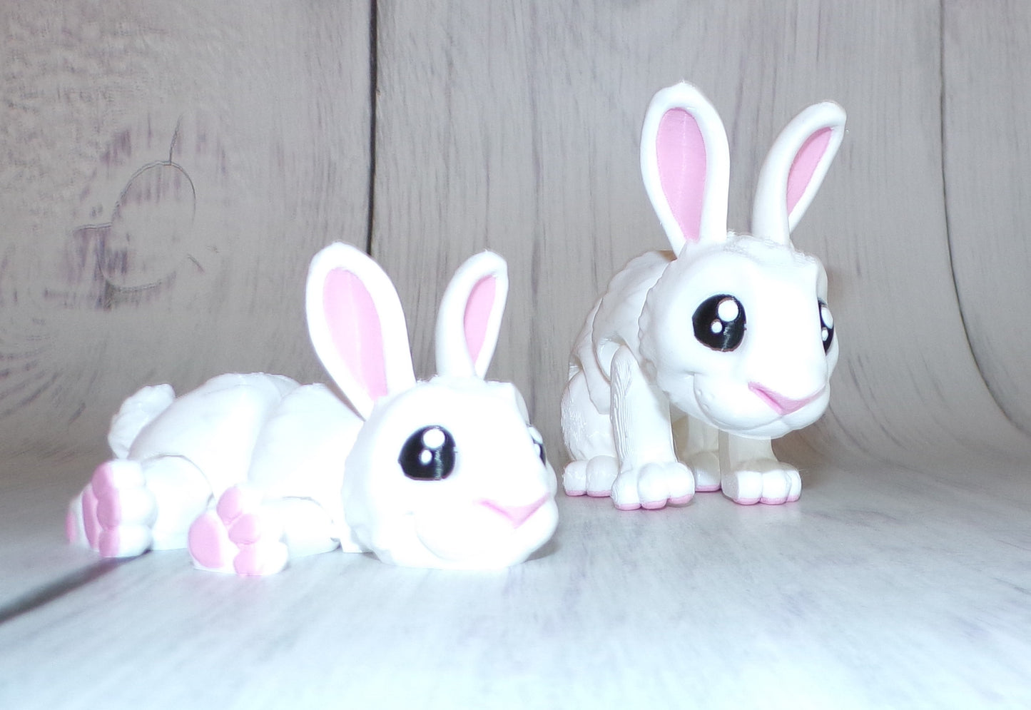 Bunny 3D Printed Articulated Figurine - Wonderland 3D Printing
