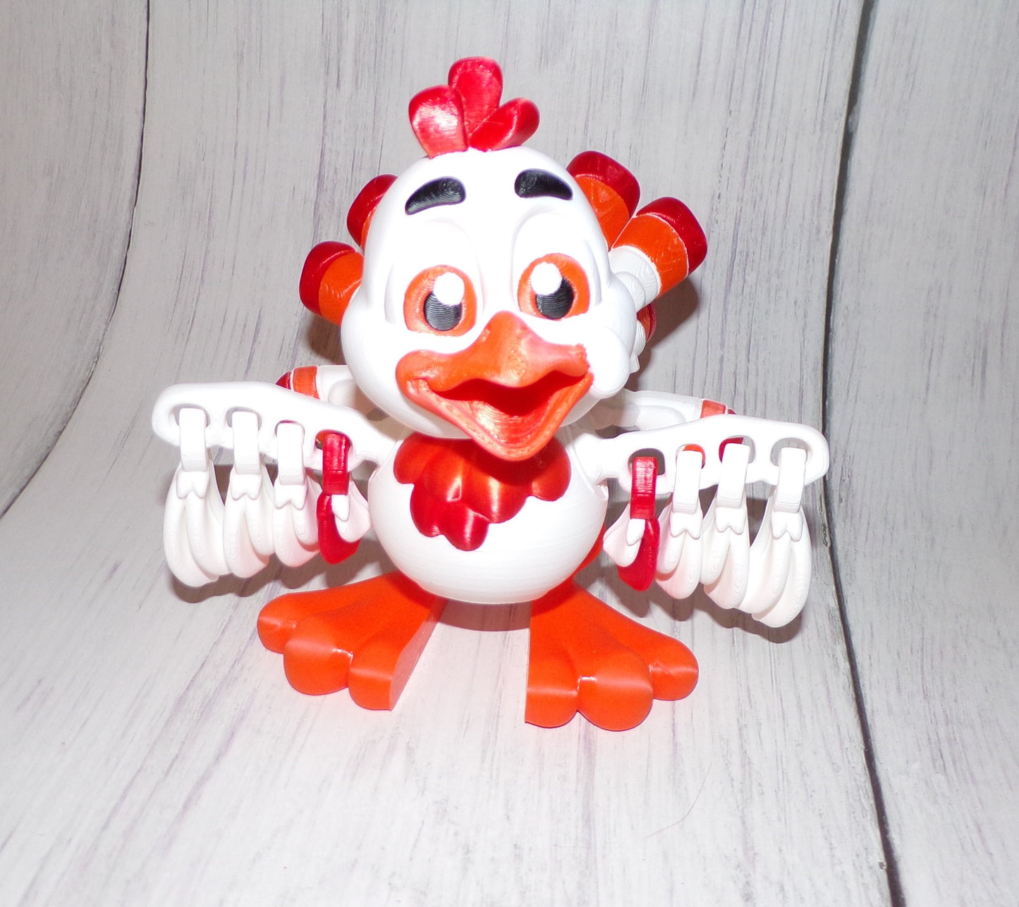 Turkey 3D Printed Articulated Figurine - Wonderland 3D Printing