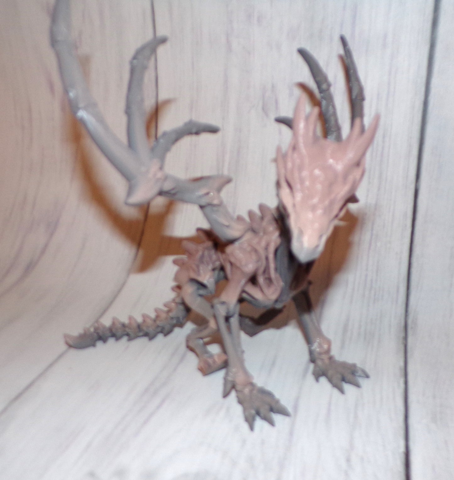 Wraith Winged Dragon 3d printed Articulated Figurine - Wonderland 3D Printing