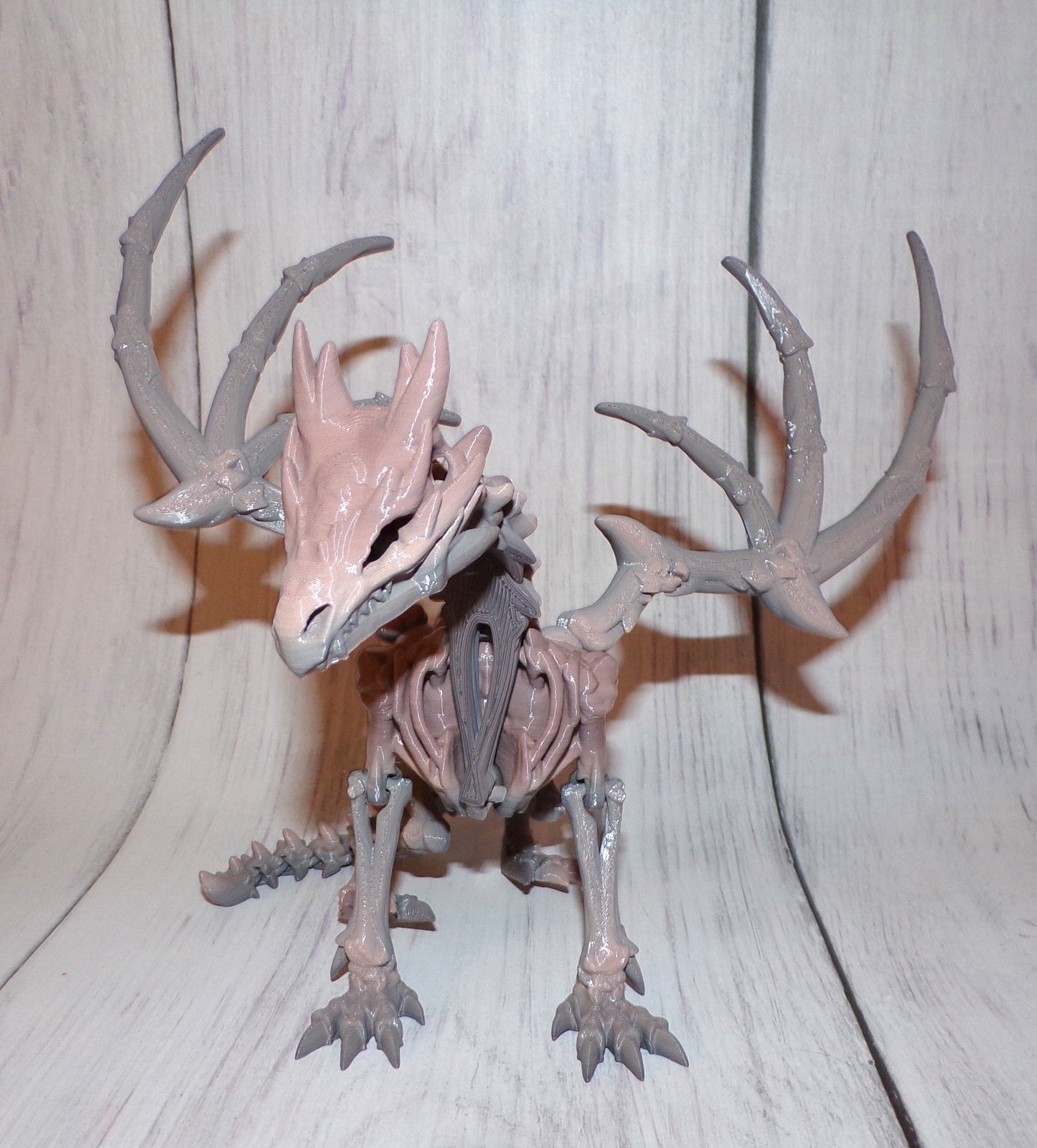 Wraith Winged Dragon 3d printed Articulated Figurine - Wonderland 3D Printing