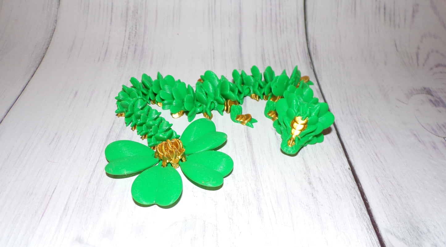 Clove Dragon or Tadling 3D Printed Articulated Figurine - Wonderland 3D Printing