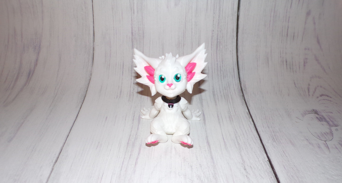 Cat Girl 3d Printed Figurine - Wonderland 3D Printing
