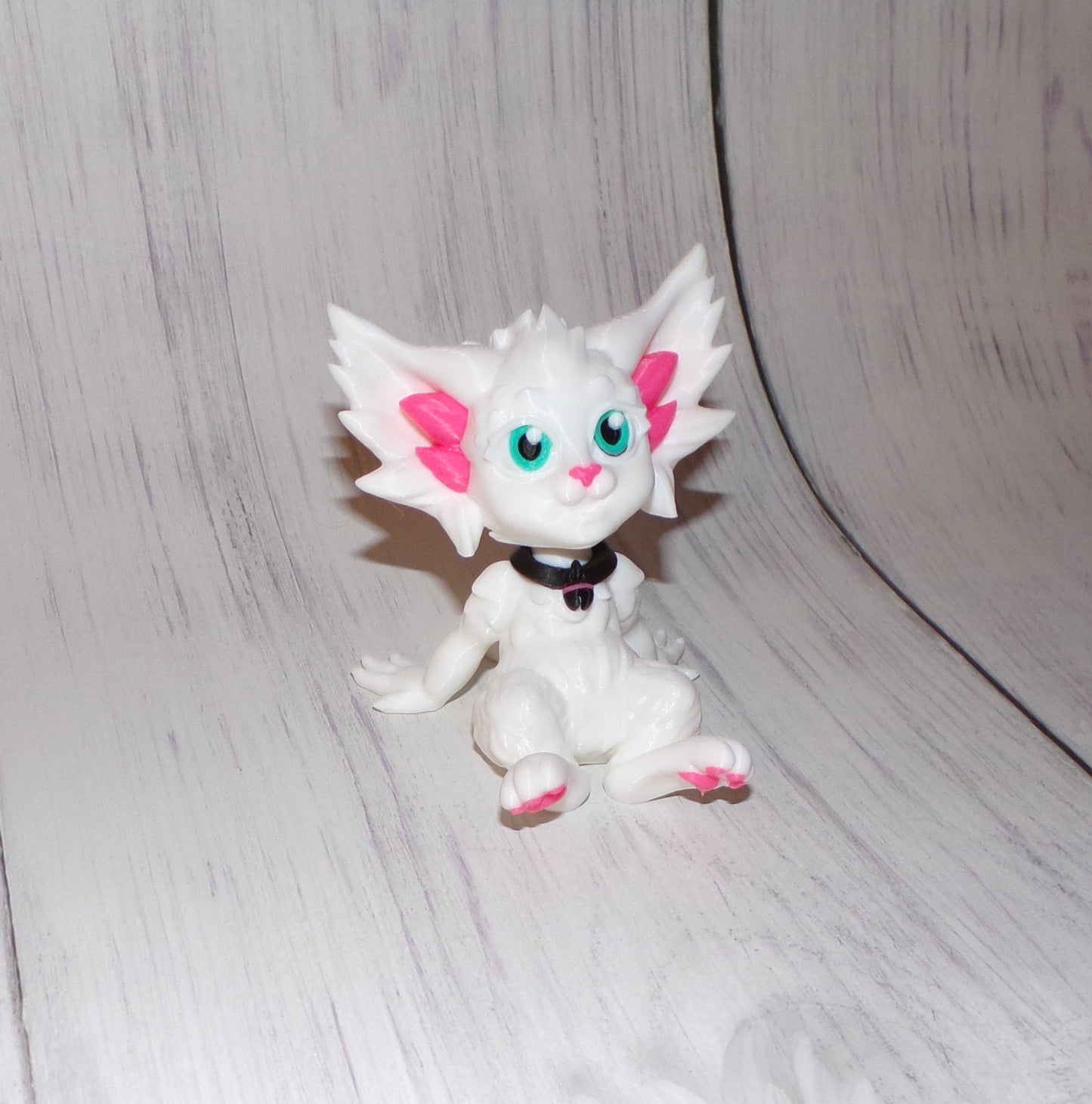 Cat Girl 3d Printed Figurine - Wonderland 3D Printing