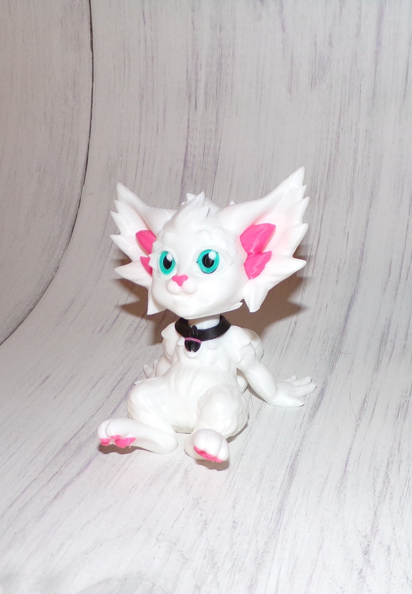 Cat Girl 3d Printed Figurine - Wonderland 3D Printing