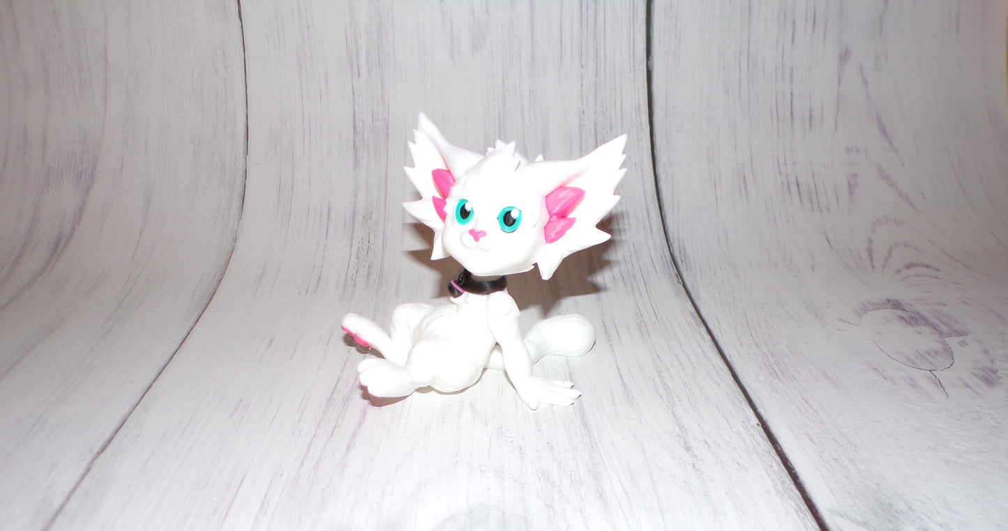 Cat Girl 3d Printed Figurine - Wonderland 3D Printing