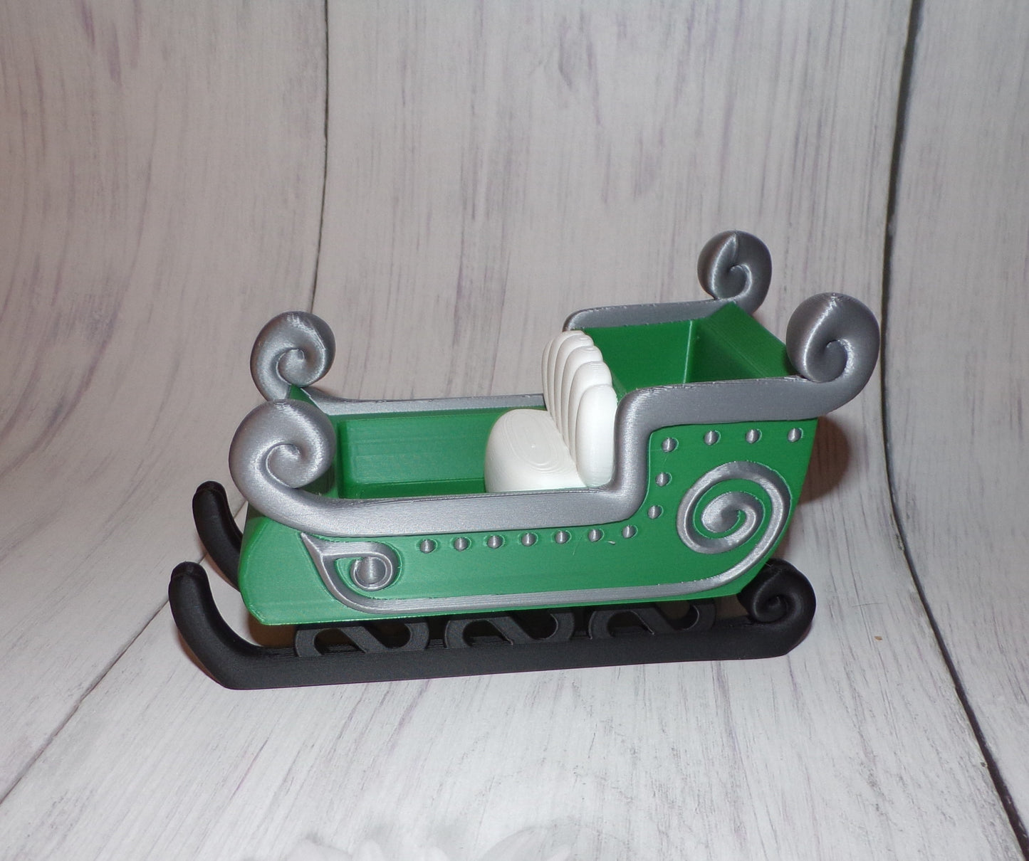 Sleigh 3d printed Figurine-Perfect for Santa - Wonderland 3D Printing