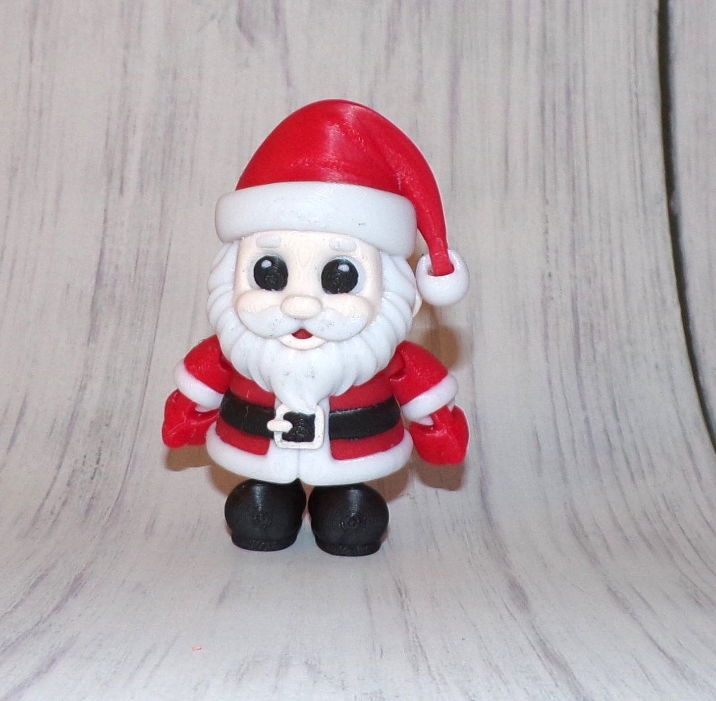 Mrs. Clause, Young Mrs. Clause and Santa 3D Printed Articulated Figurine - Wonderland 3D Printing