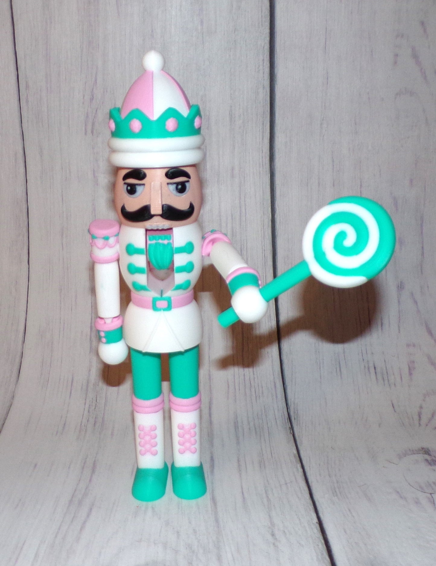 Nutcracker 3d Printed Articulated Figurine - Wonderland 3D Printing