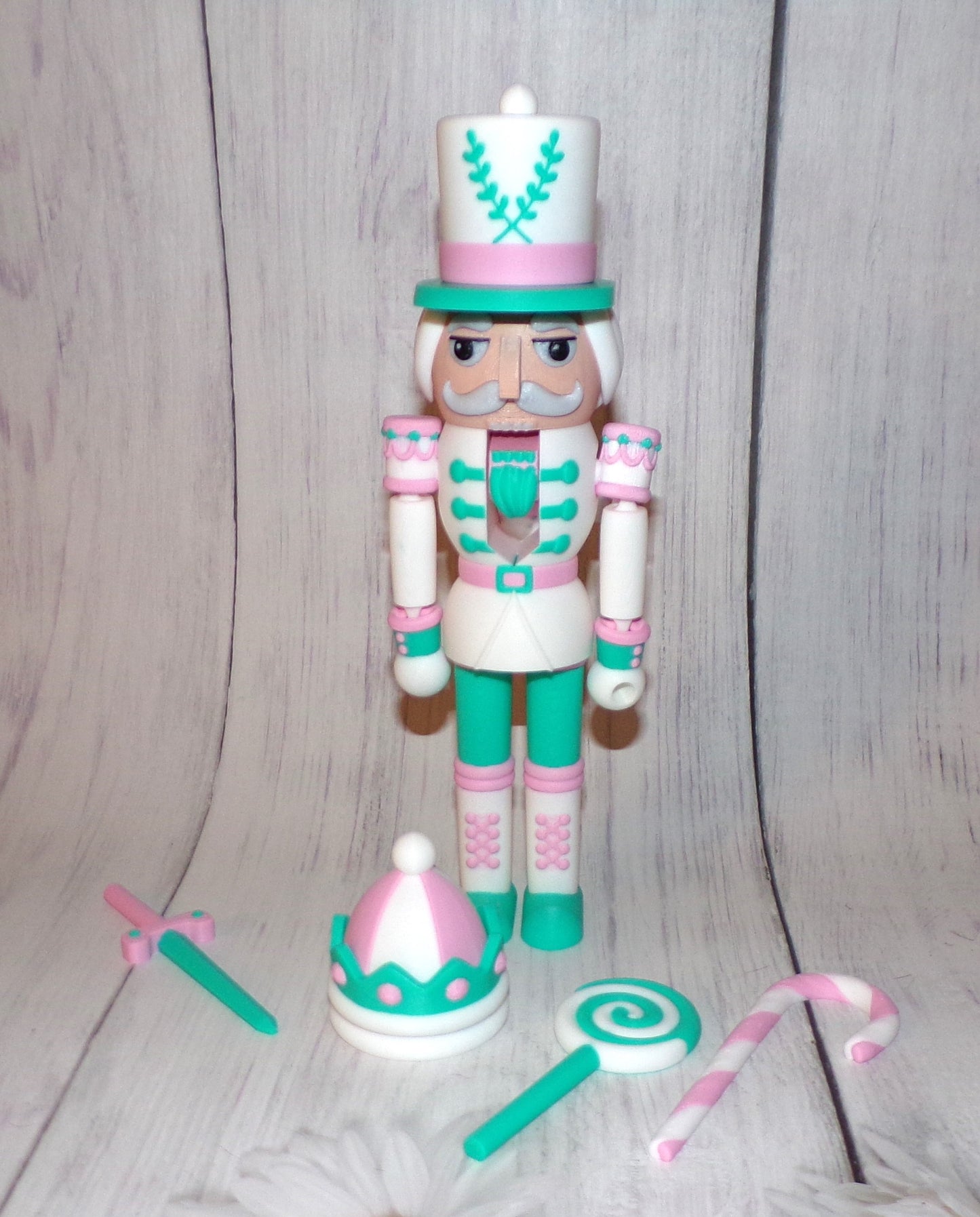 Nutcracker 3d Printed Articulated Figurine - Wonderland 3D Printing