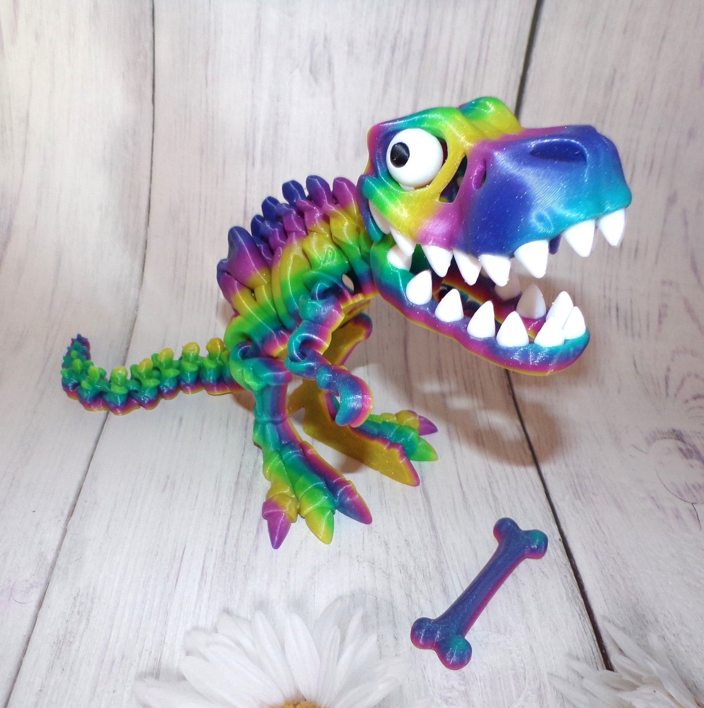 T-Rex Skeleton : 3D Printing Articulated - Wonderland 3D Printing