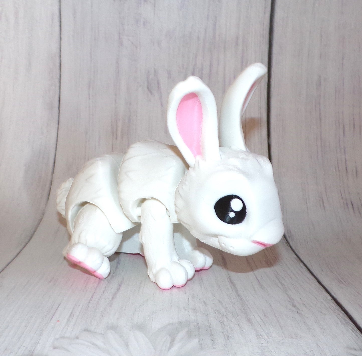 Bunny 3D Printed Articulated Figurine - Wonderland 3D Printing