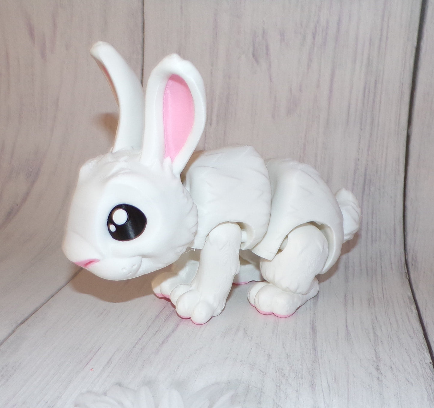 Bunny 3D Printed Articulated Figurine - Wonderland 3D Printing