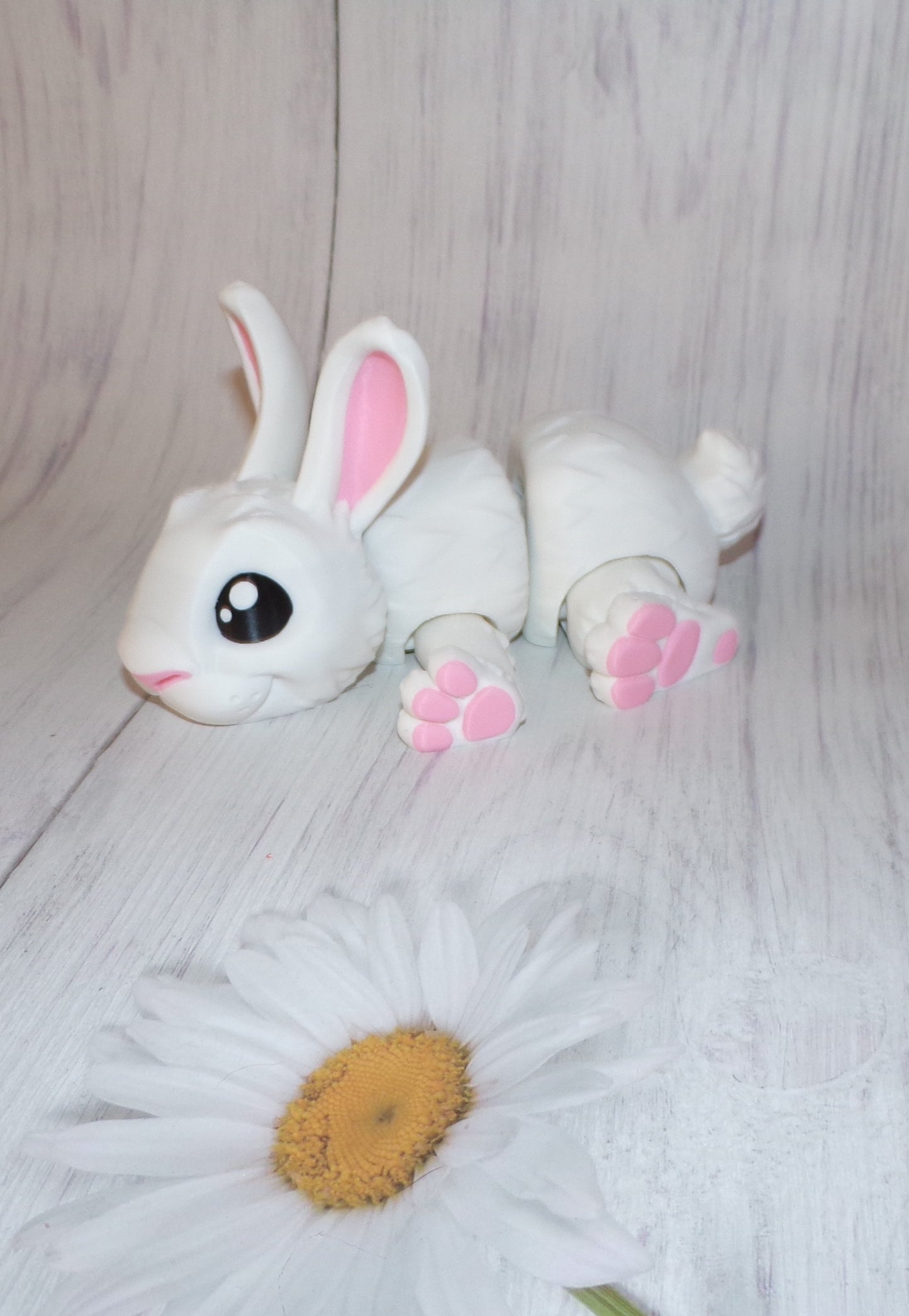 Bunny 3D Printed Articulated Figurine - Wonderland 3D Printing