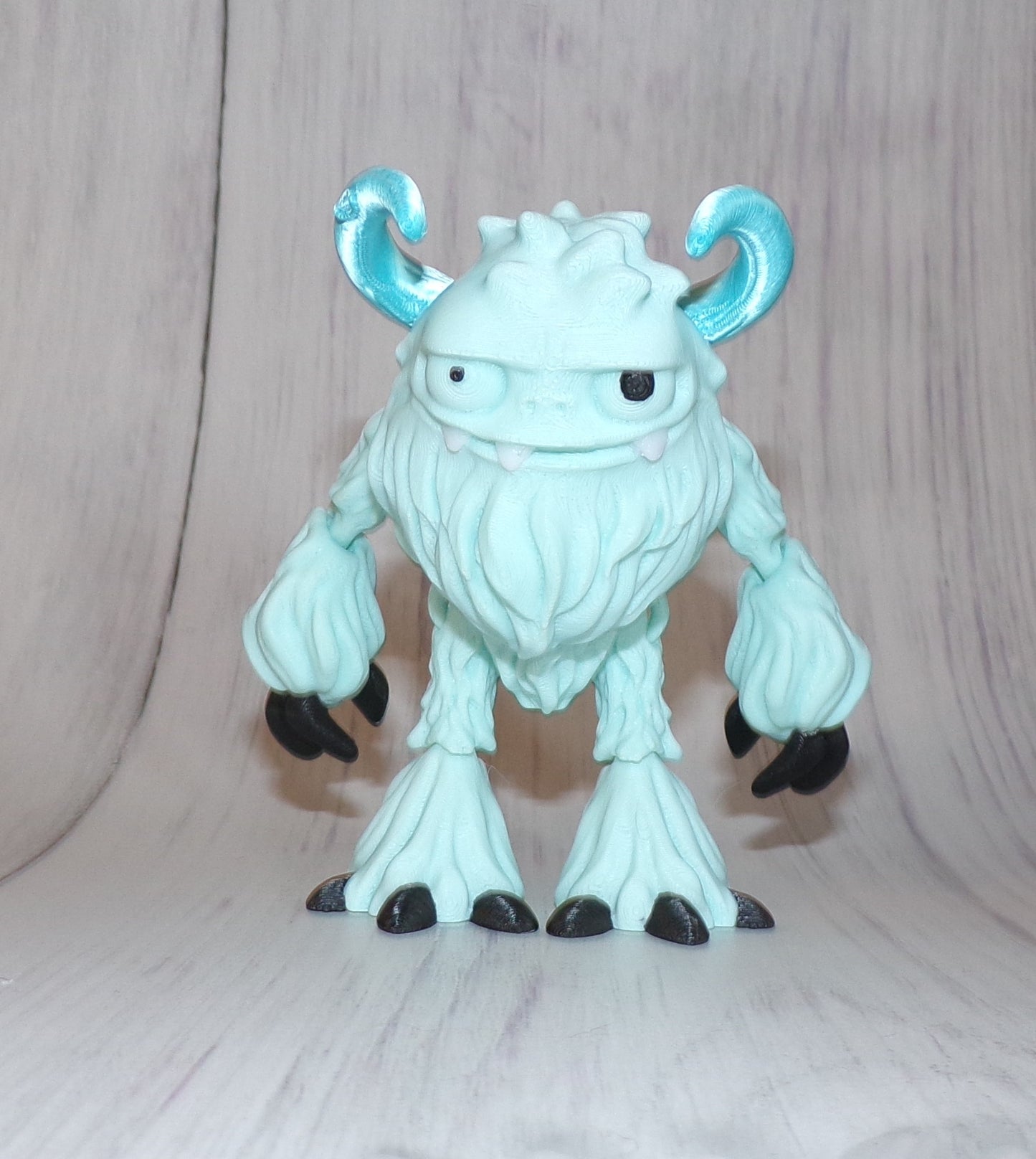 Yeti 3d printed Articulated Figurine - Wonderland 3D Printing