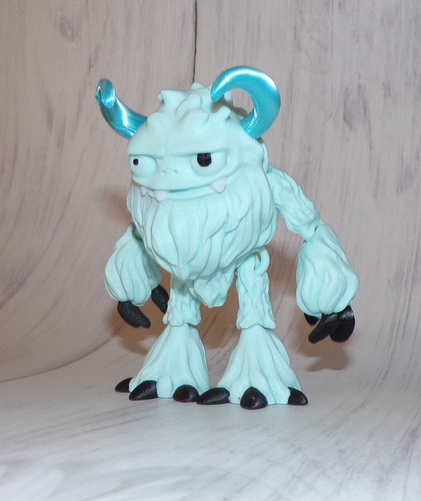 Yeti 3d printed Articulated Figurine - Wonderland 3D Printing
