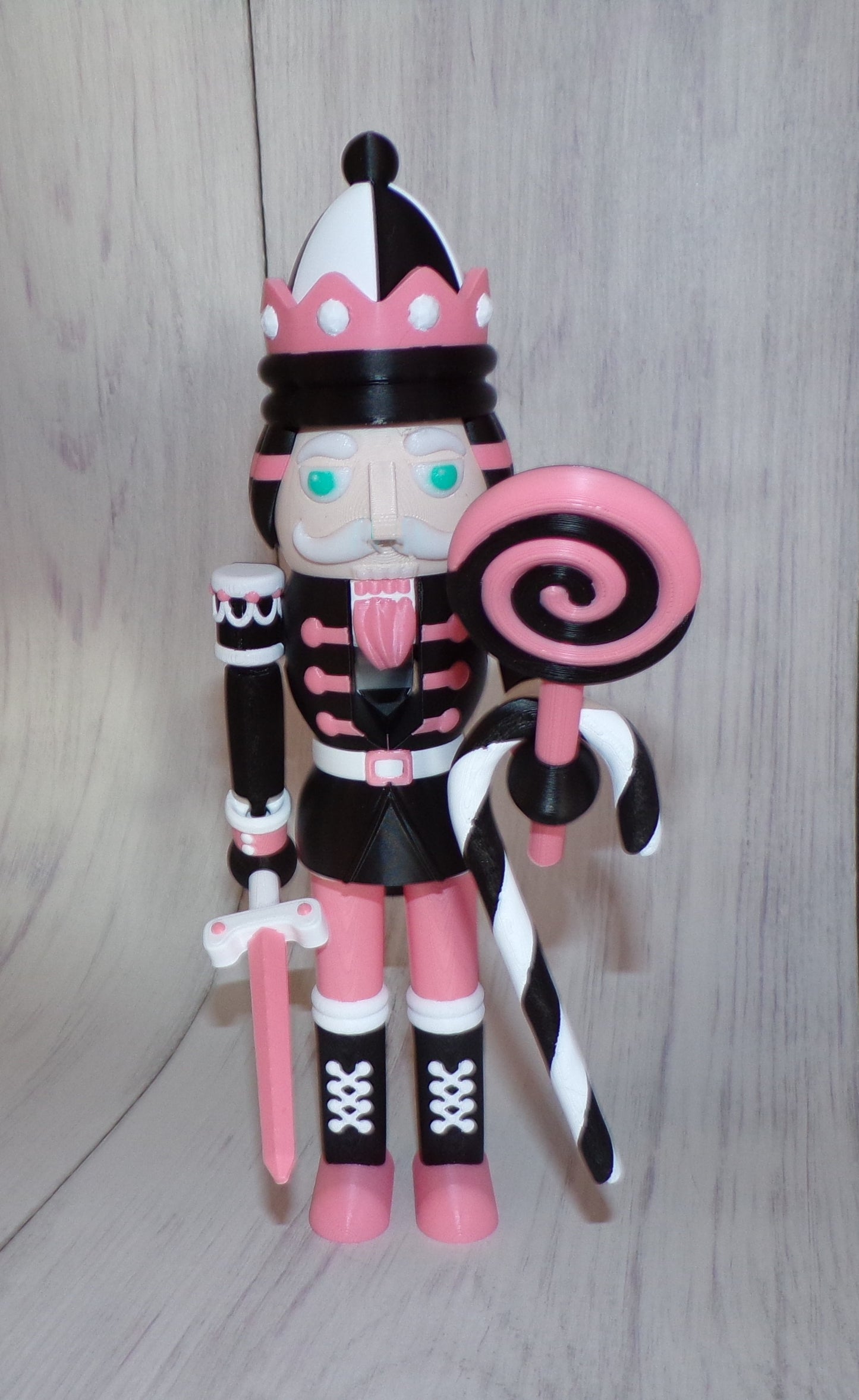 Nutcracker 3d Printed Articulated Figurine - Wonderland 3D Printing