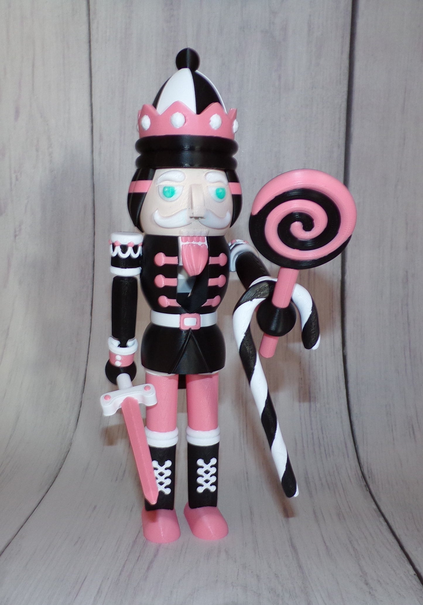 Nutcracker 3d Printed Articulated Figurine - Wonderland 3D Printing