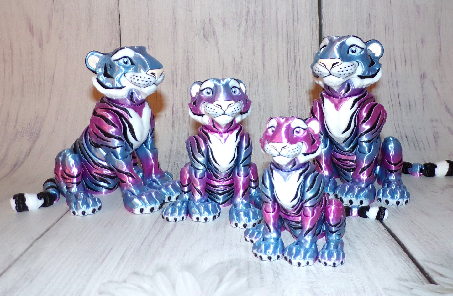 Tiger: 3D Printed Articulated - Wonderland 3D Printing